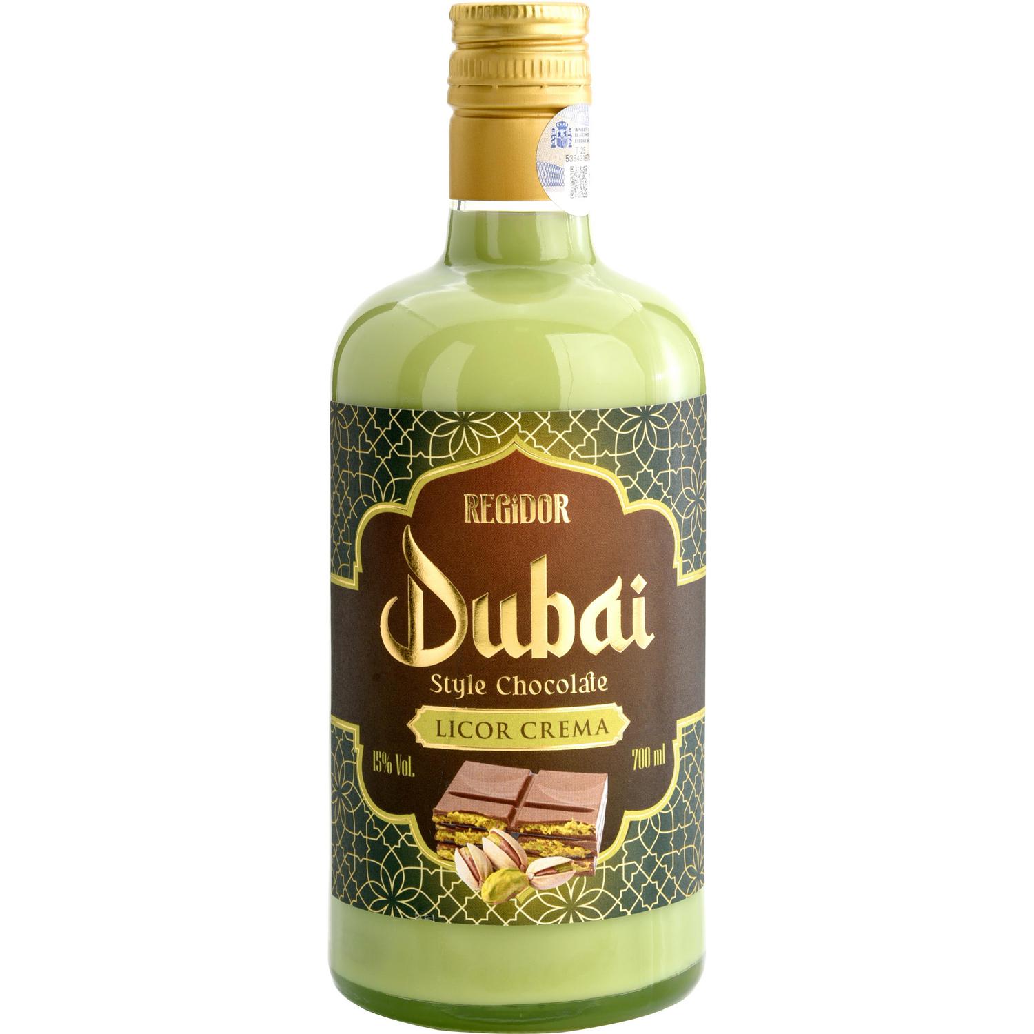 Licor crema estilo chocolate Dubai Regidor 70 cl.