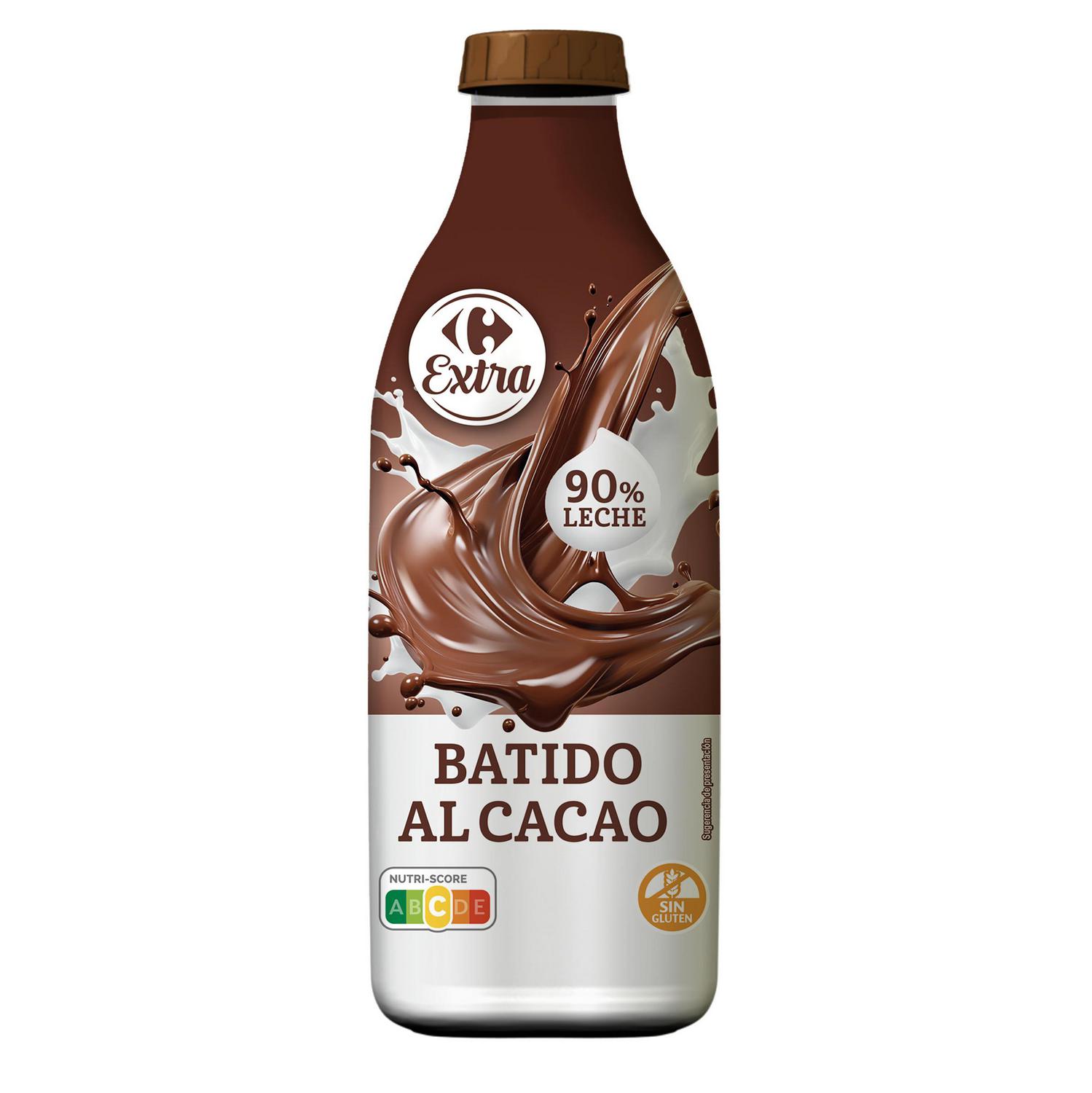 Bebida láctea al cacao Carrefour Clasicc sin gluten 1 l.