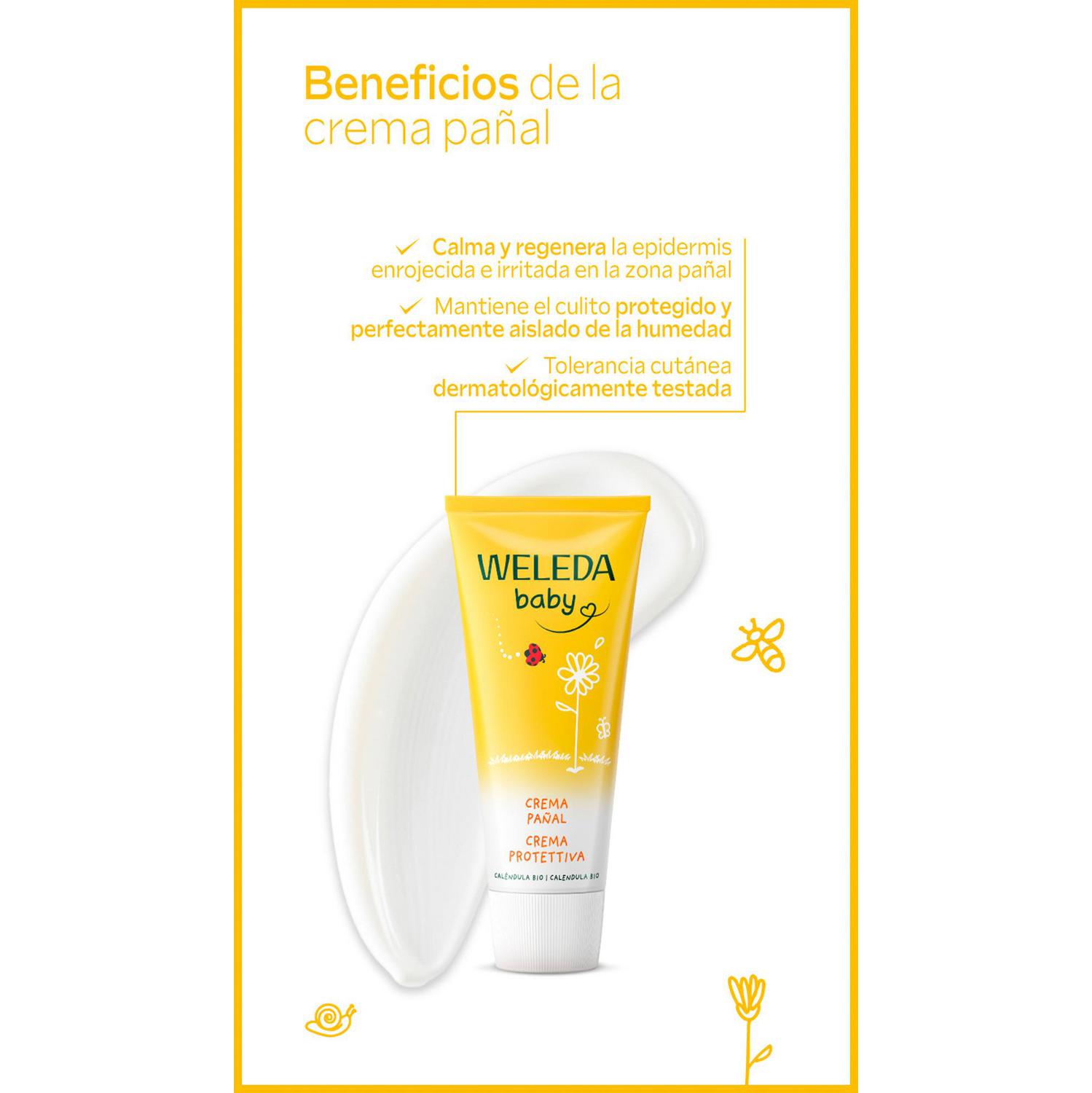 Crema de pañal caléndula ecológica Weleda Baby 75 ml.