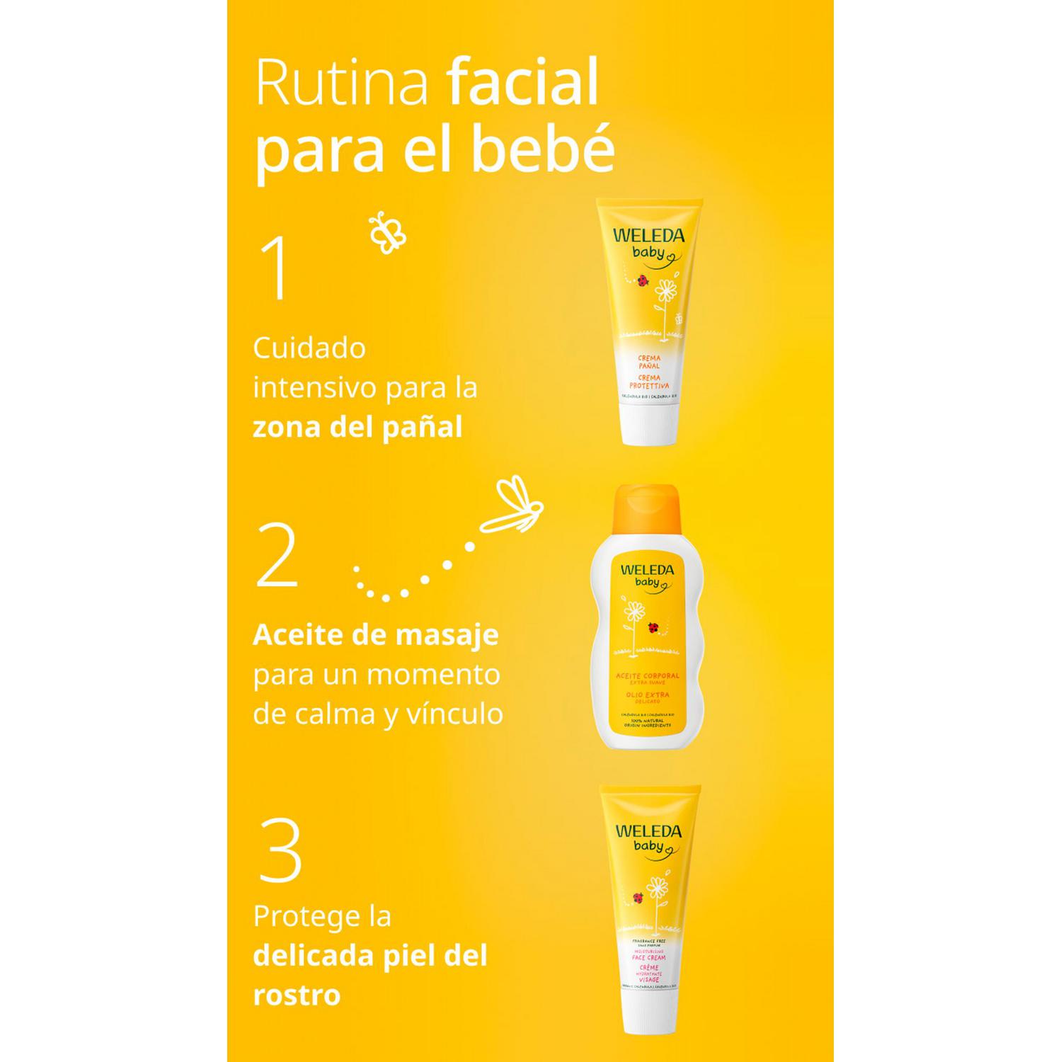 Crema de pañal caléndula ecológica Weleda Baby 75 ml.