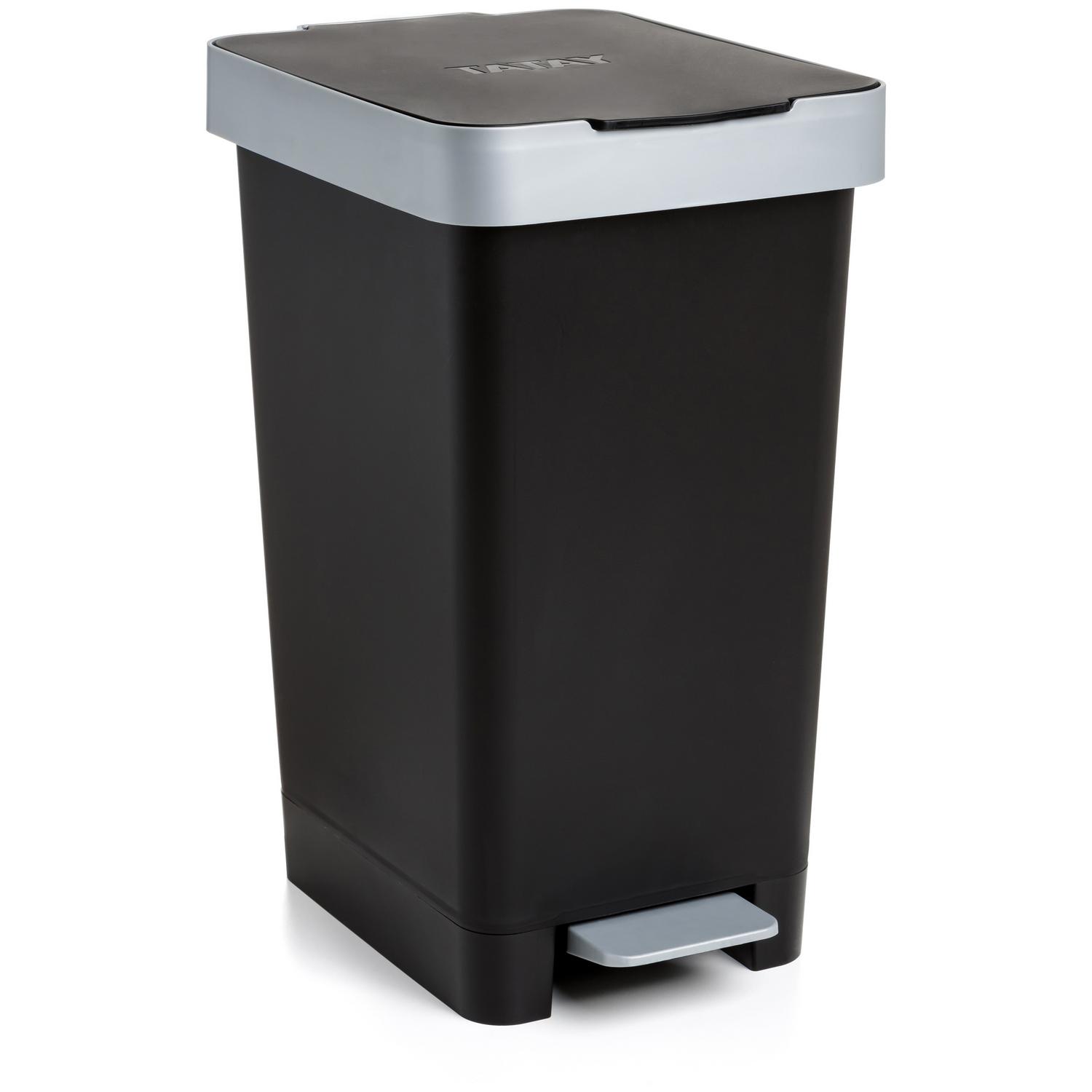 Cubo de Basura con Pedal Smart 25L - Negro