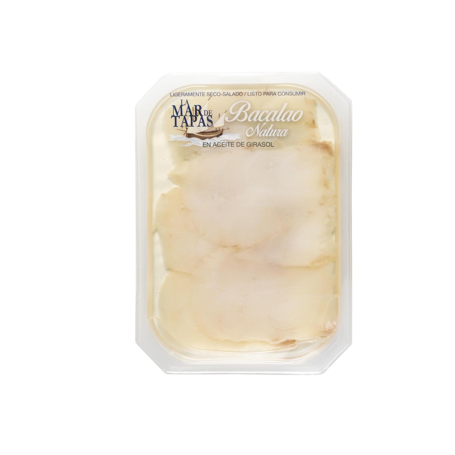 Bacalao natura en aceite de girasol La Mar de Tapas 130 g