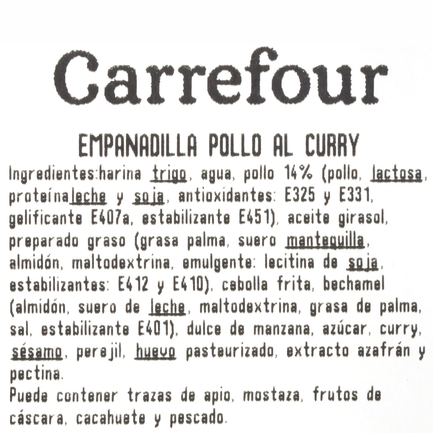 Empanadilla de pollo al curry 3 ud