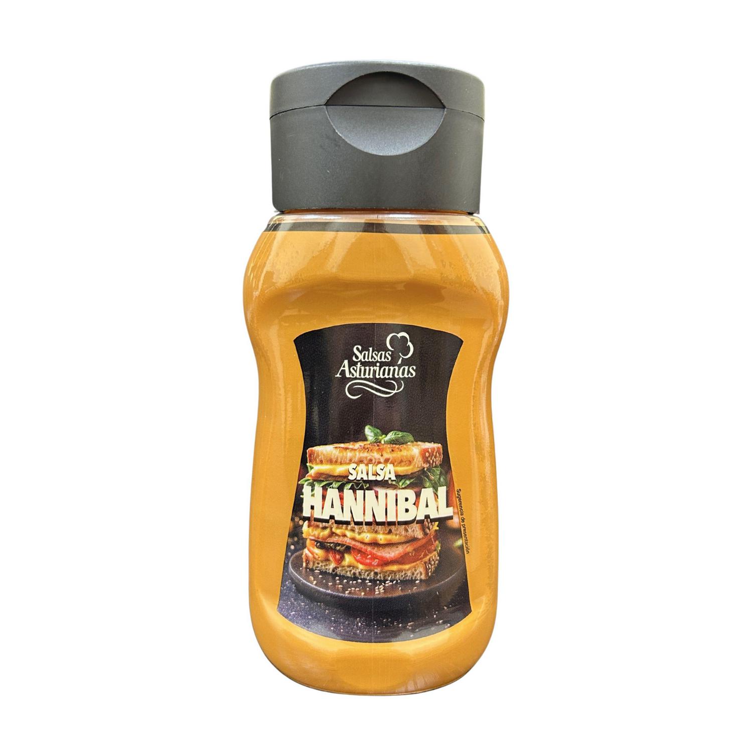 Salsa Hannibal Asturiana sin gluten envase 250 g.