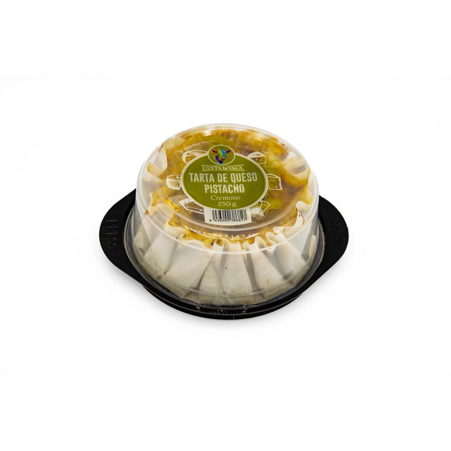 Mini tarta de queso pistacho Cantalavaca 250 g.