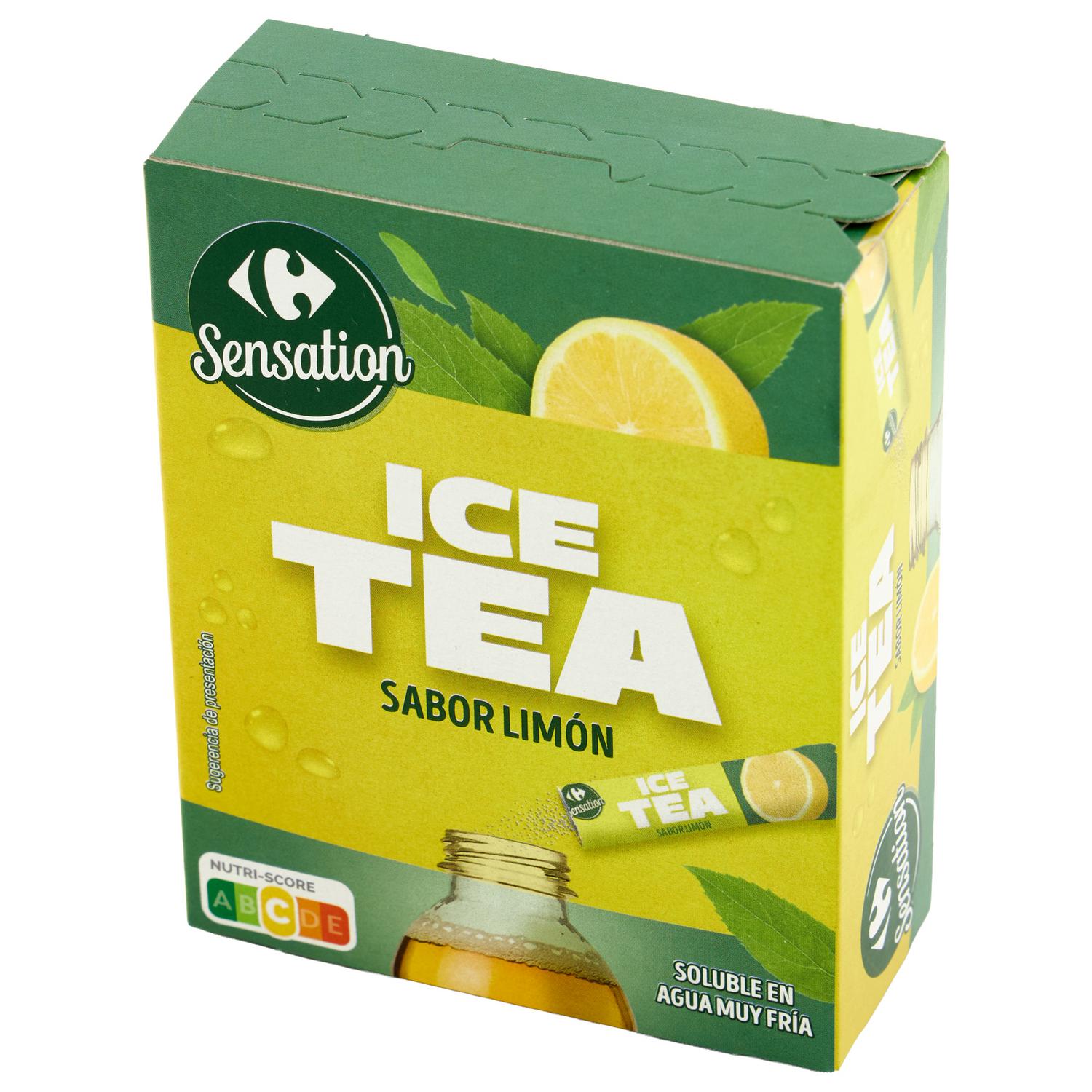 Te frío al limón en sticks Carrefour Sensation 12 ud.