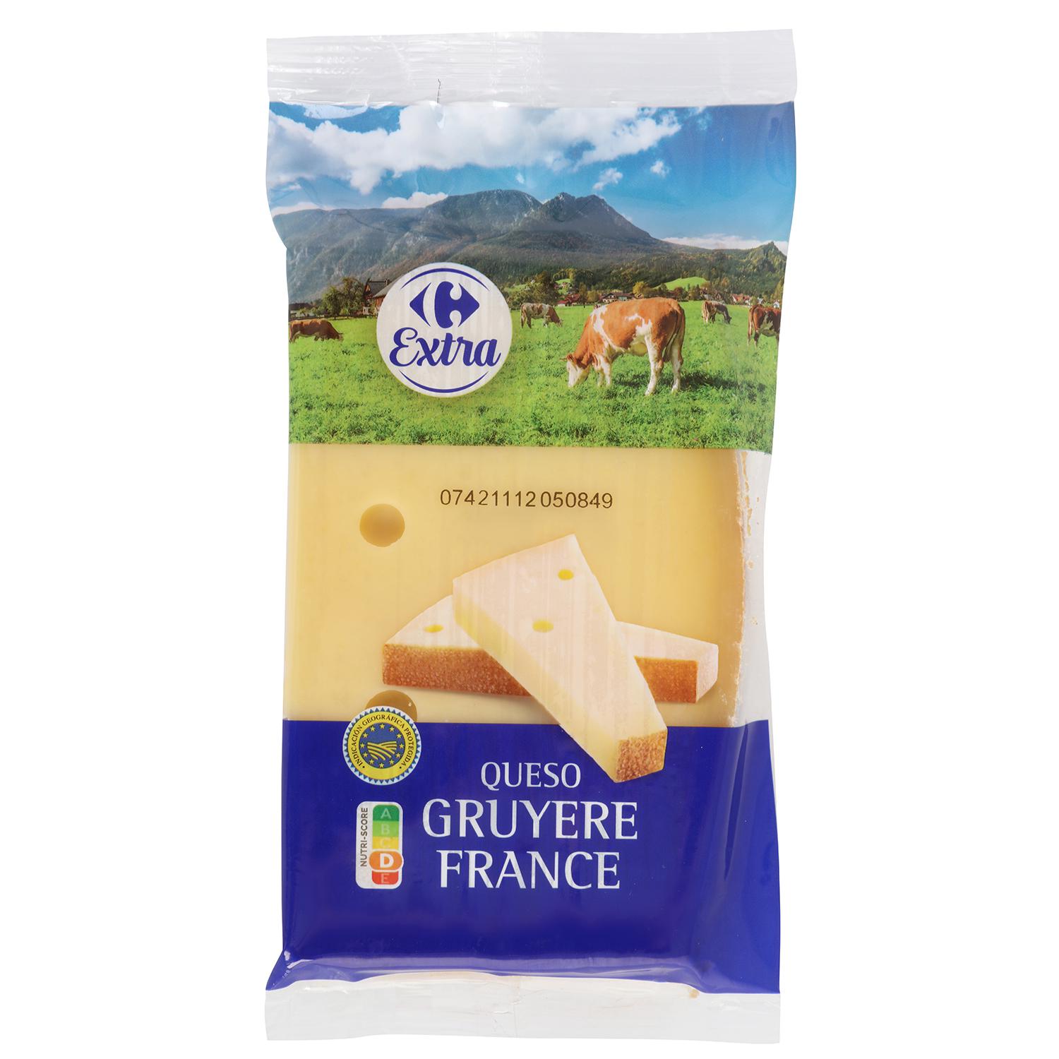 Queso Gruyere I.G.P. Francia Extra Carrrefour 200 g