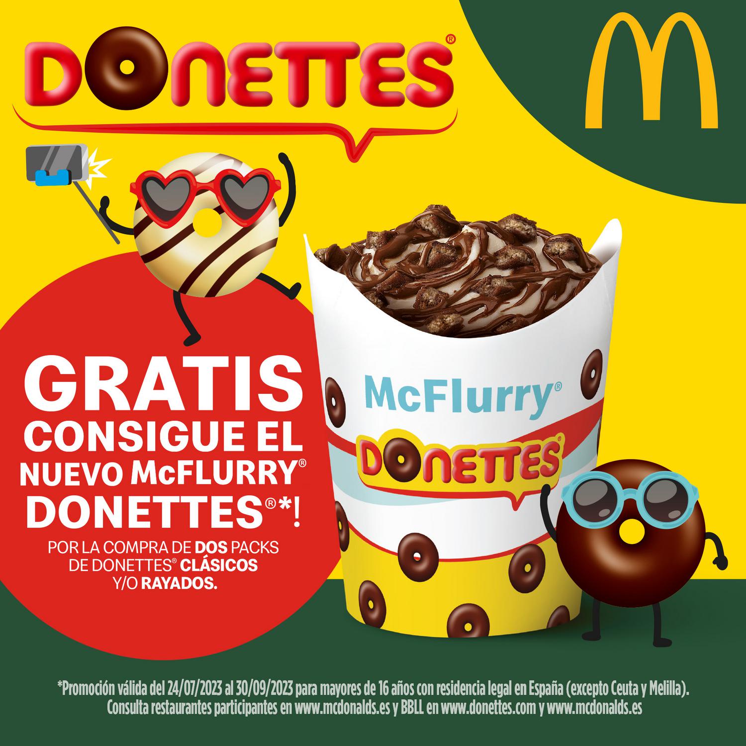 Bollito recubierto de chocolate blanco rayado Donettes 8 ud.