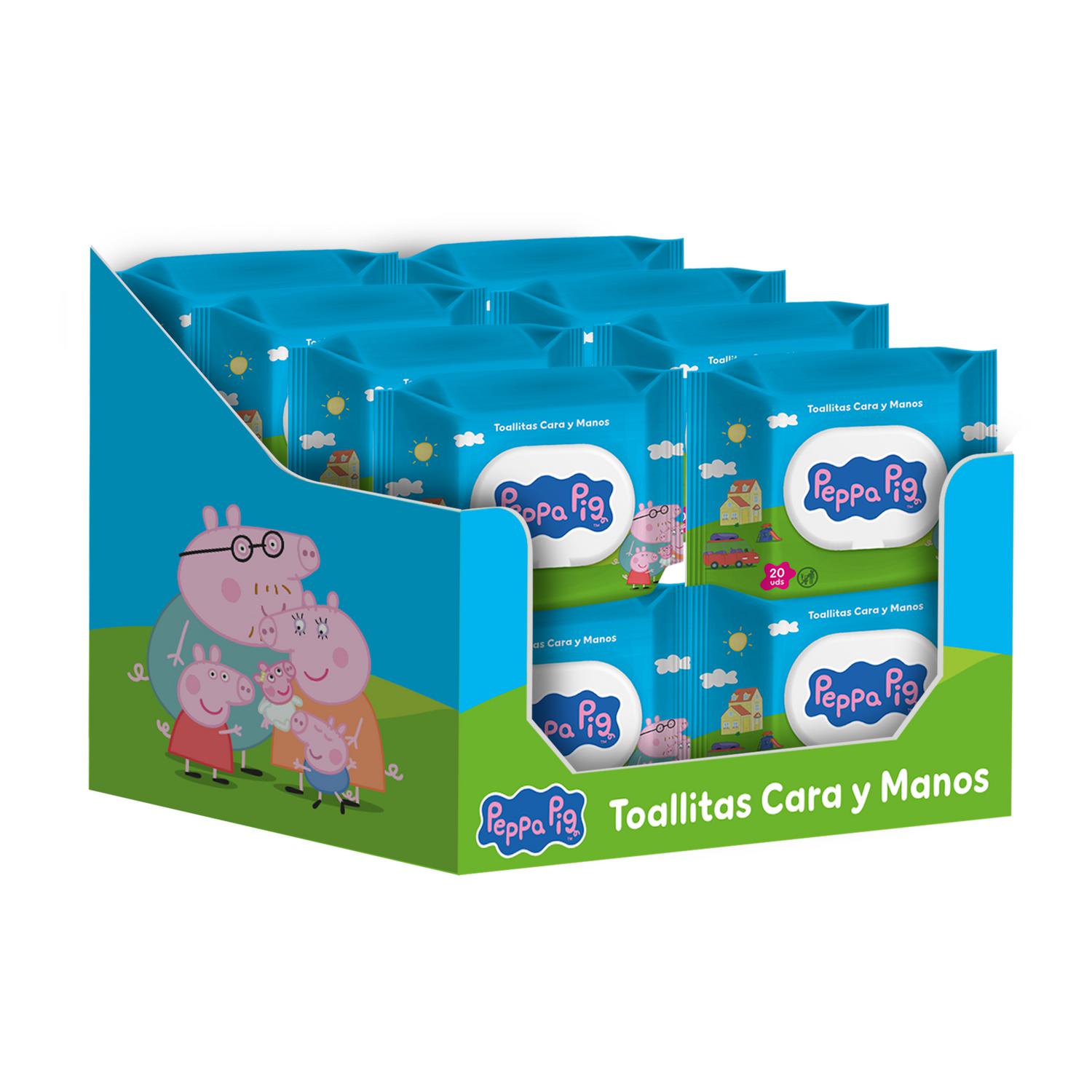 Toallitas cara y manos Peppa Pig 20 ud.