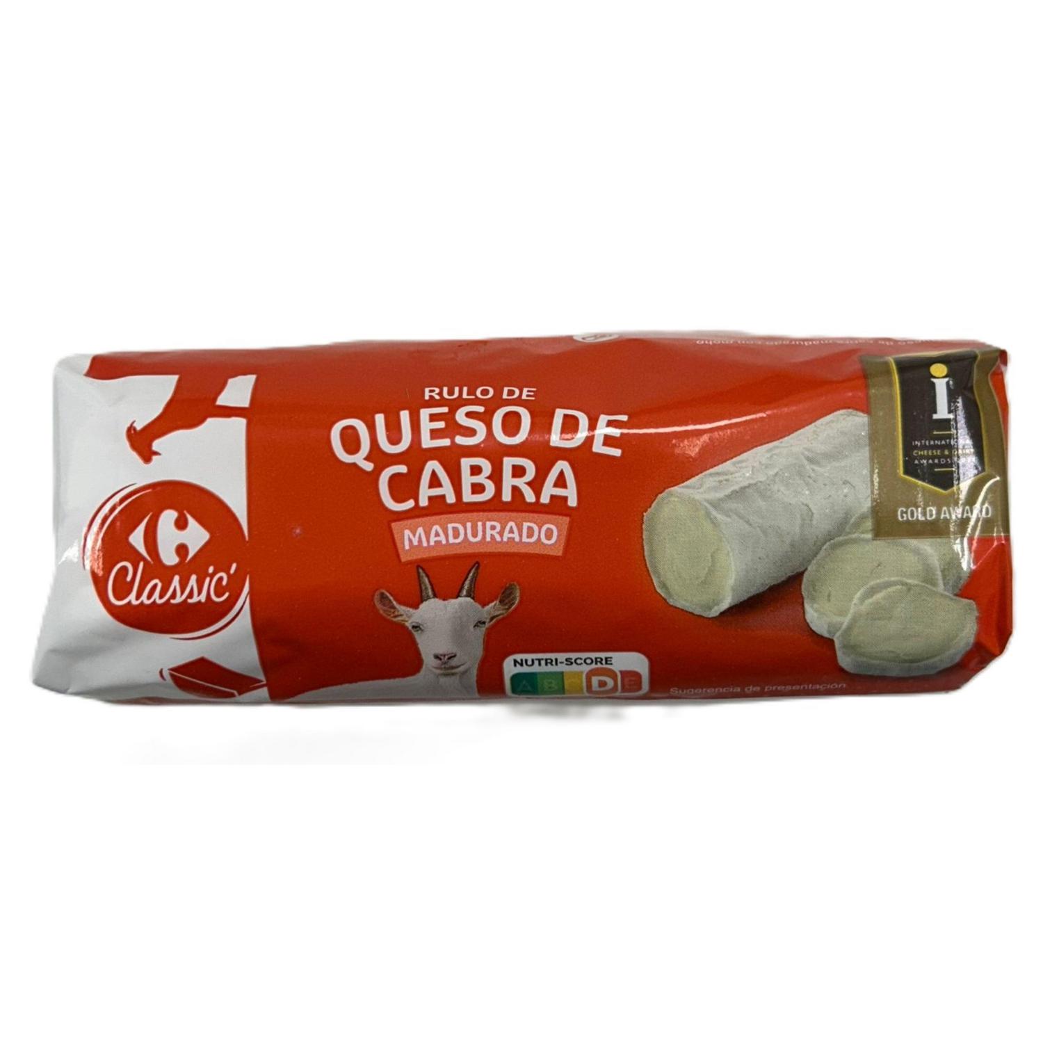Queso de cabra en rulo Carrefour Classic 180 g.