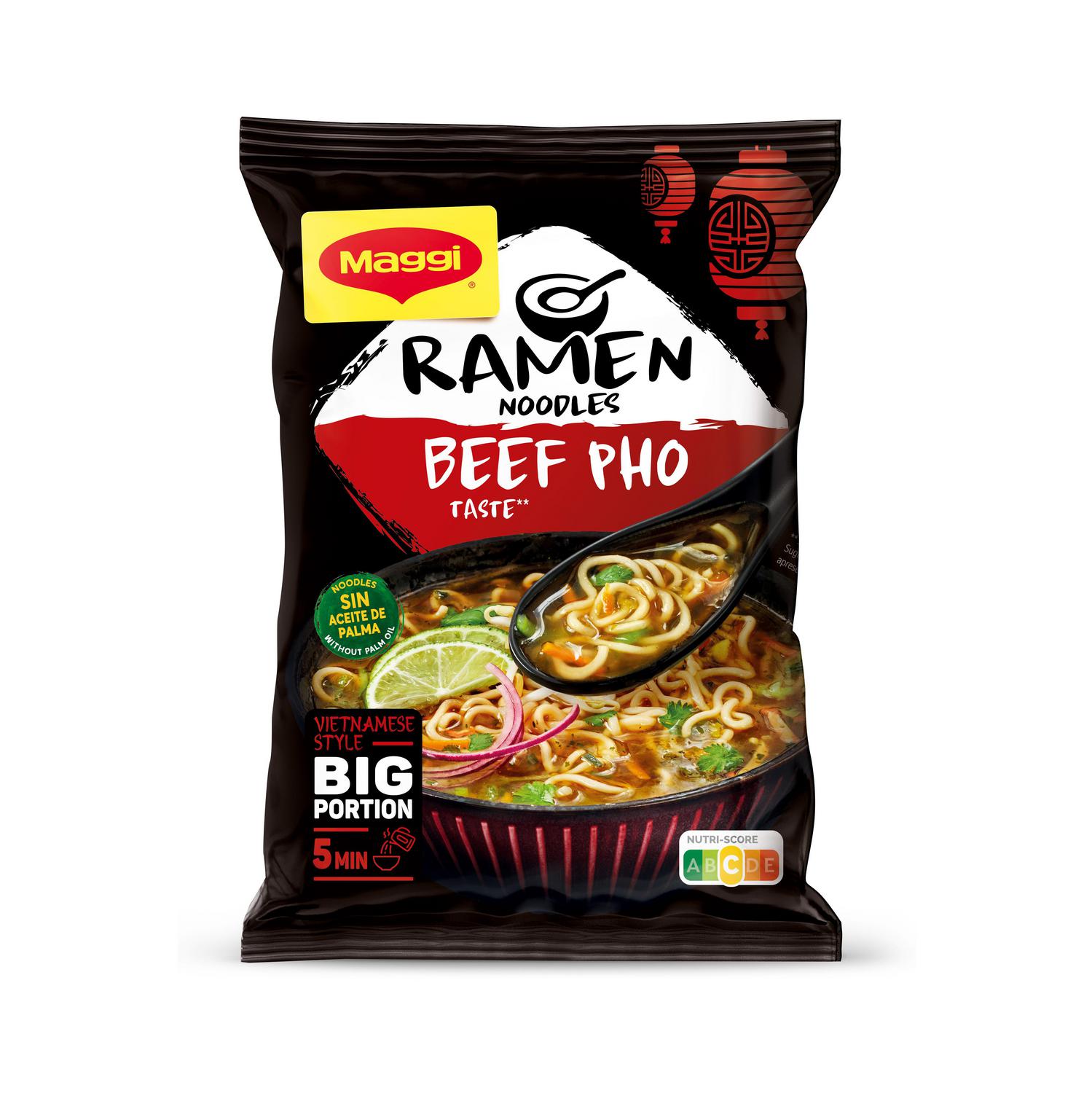 Ramen noodles sabor ternera Maggi 90 g.