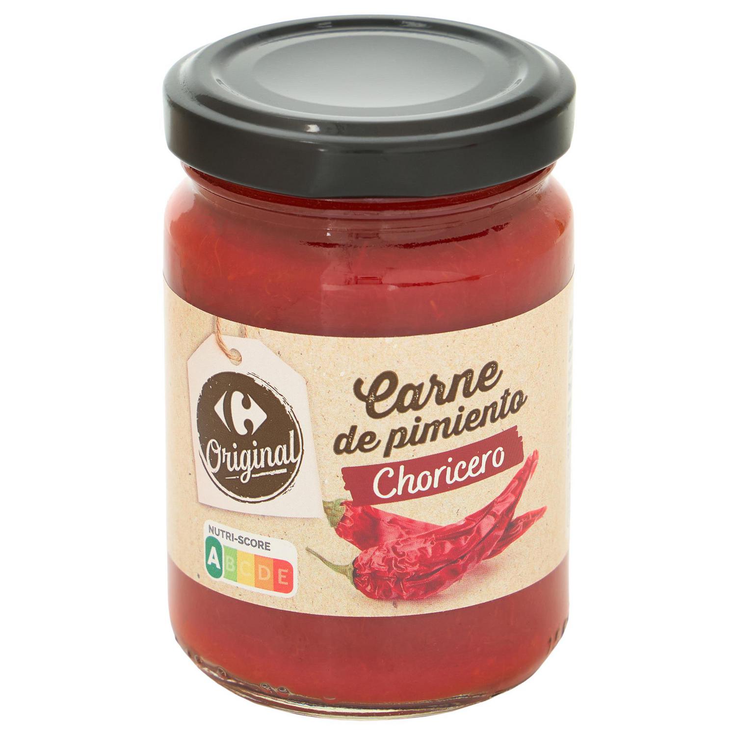 Carne de pimiento choricero Carrefour Original tarro 140 g.