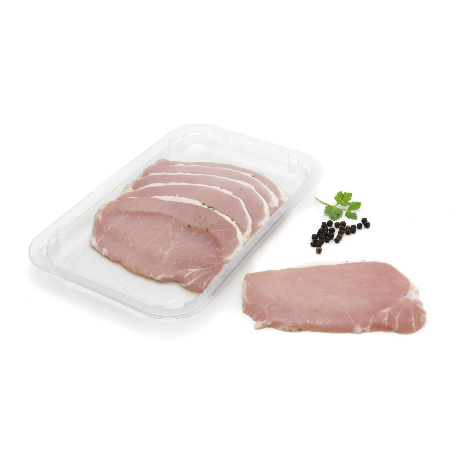 Filetes superfinos de lomo de cerdo adobado El Mercado 250 g
