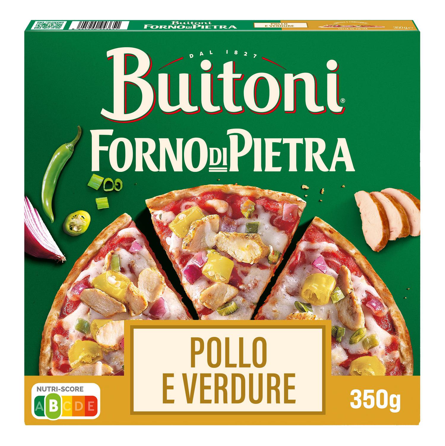 Pizza de pollo y verduras Forno di Pietra Buitoni 350 g.