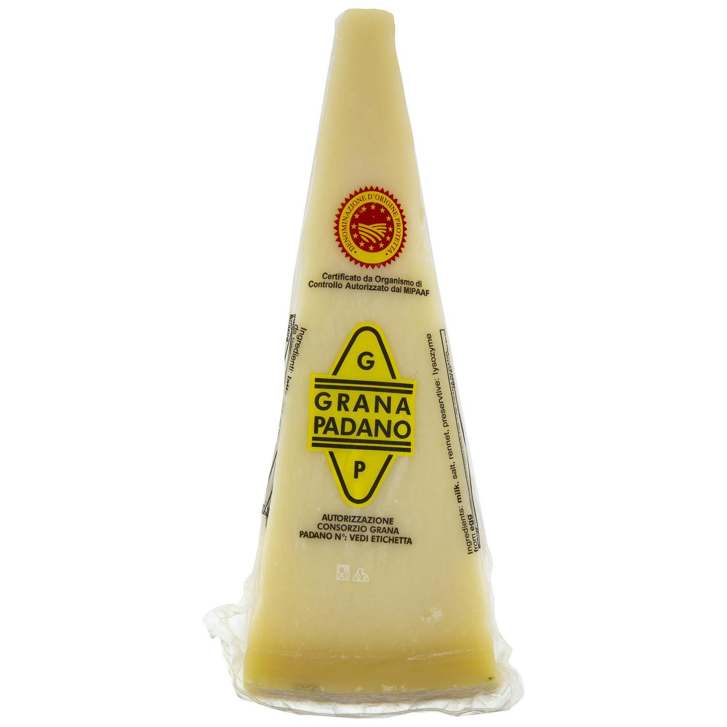 Queso Grana Padano D.O.P. en cuña Parmareggio 200 g.