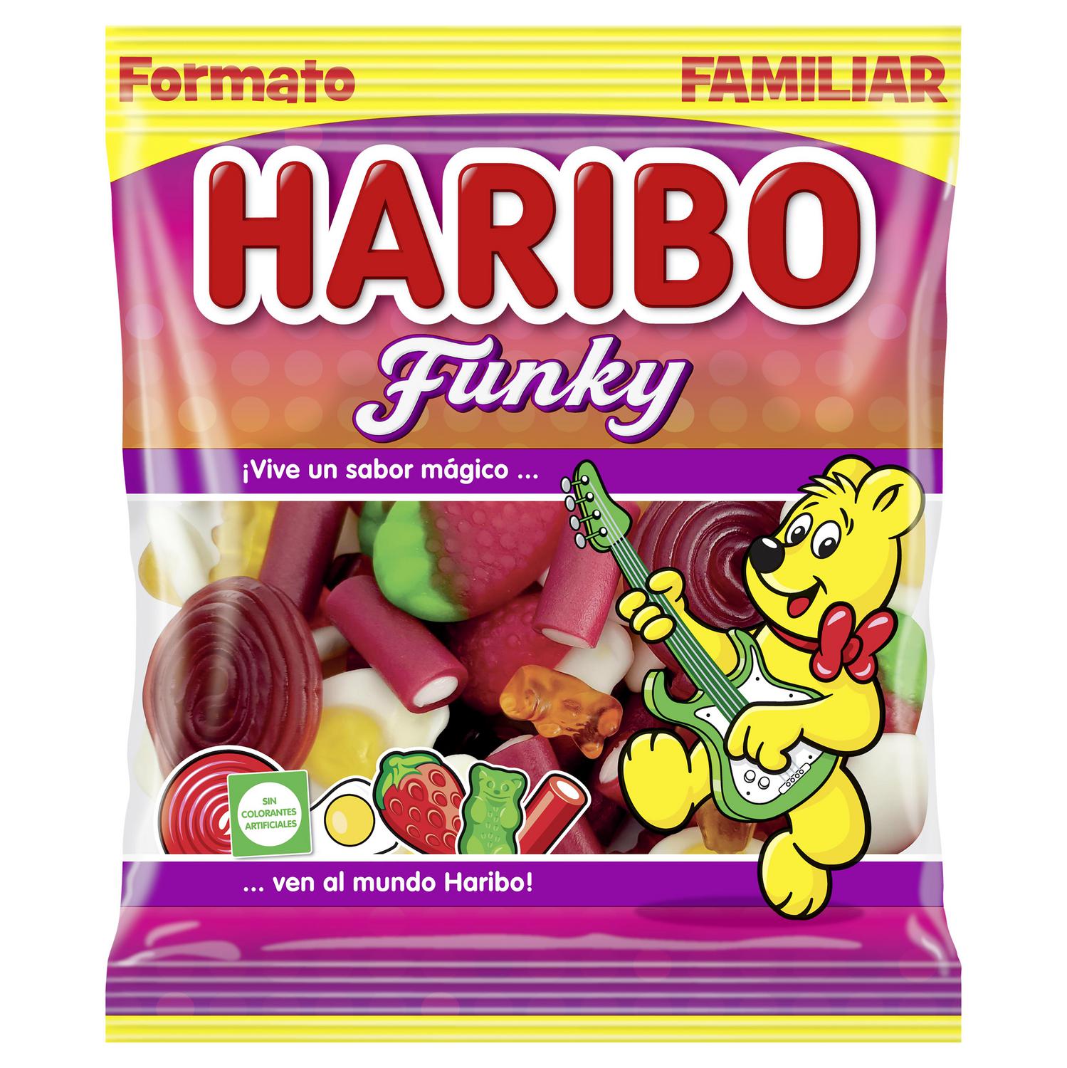 Caramelos de goma Funky Mix Haribo 200 g.