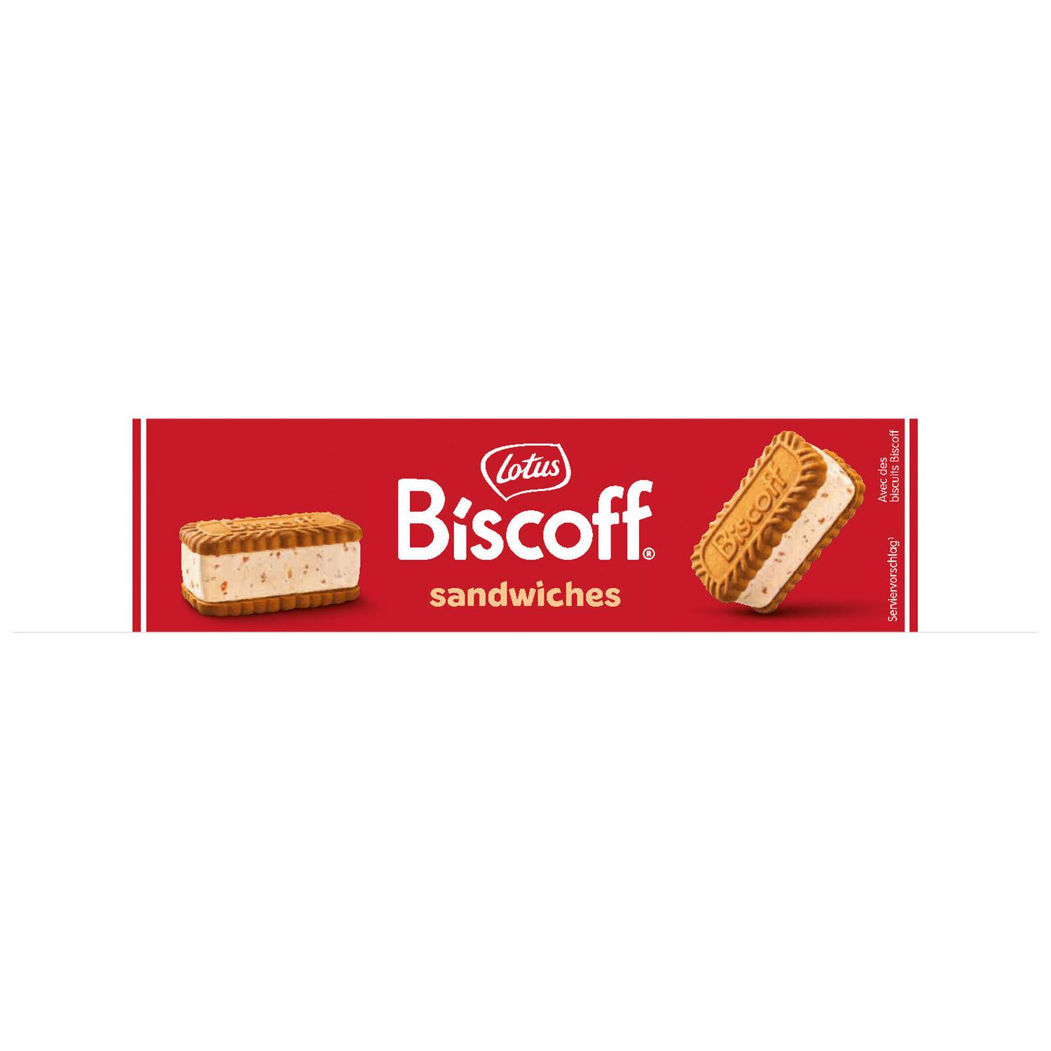 Helado sandwich Biscoff Lotus 4 ud.