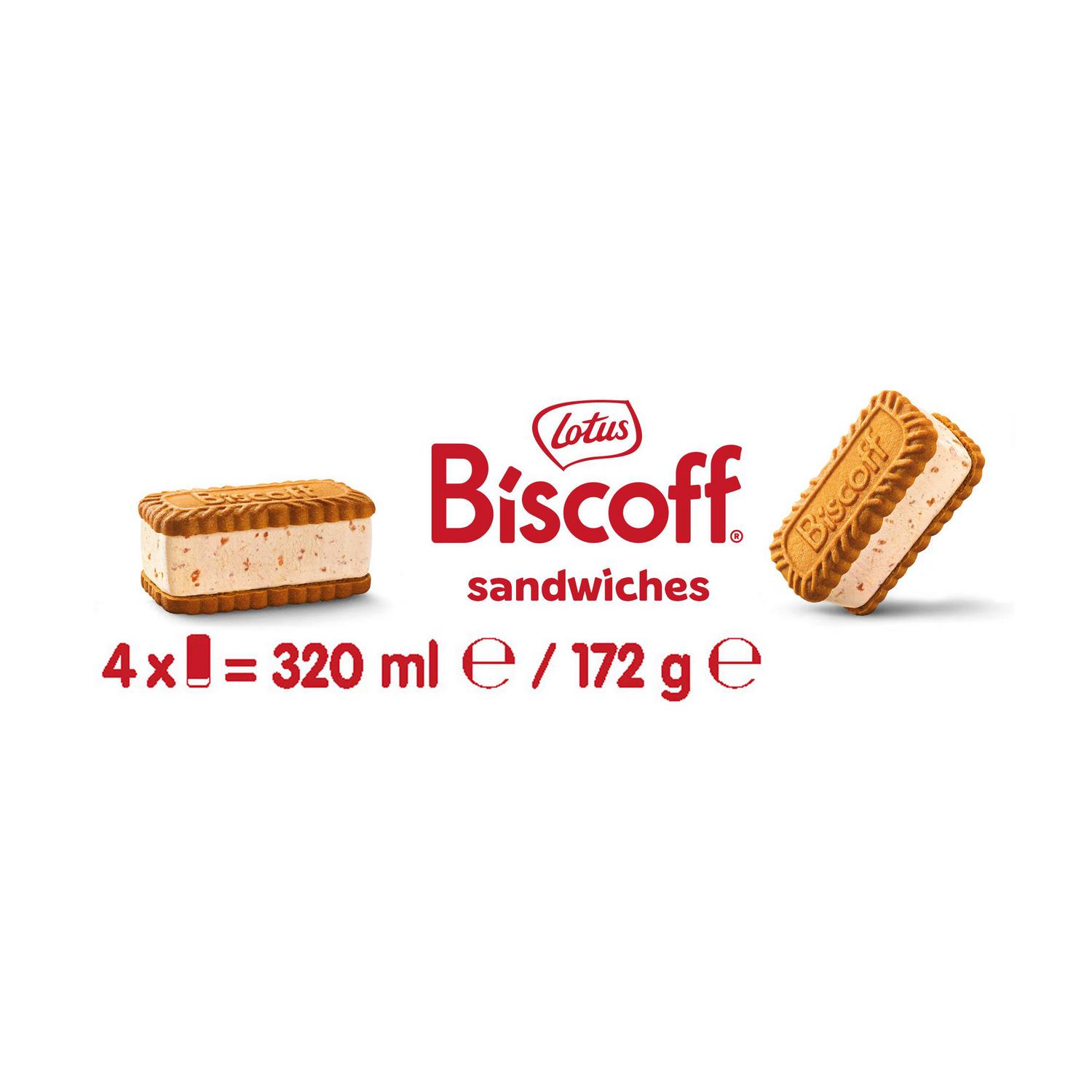 Helado sandwich Biscoff Lotus 4 ud.