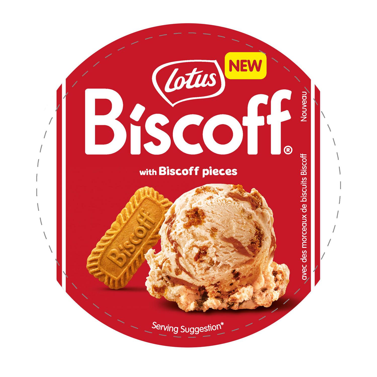 Helado Biscoff Lotus 295 g.