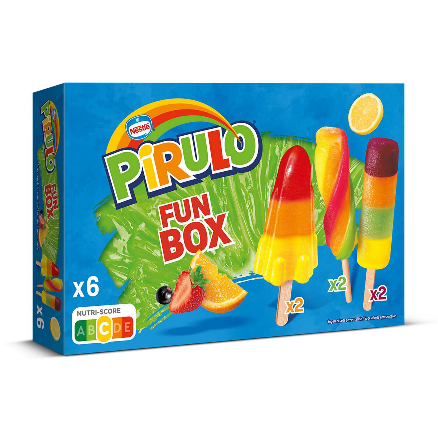 Helado fun box Pirulo 6 ud.