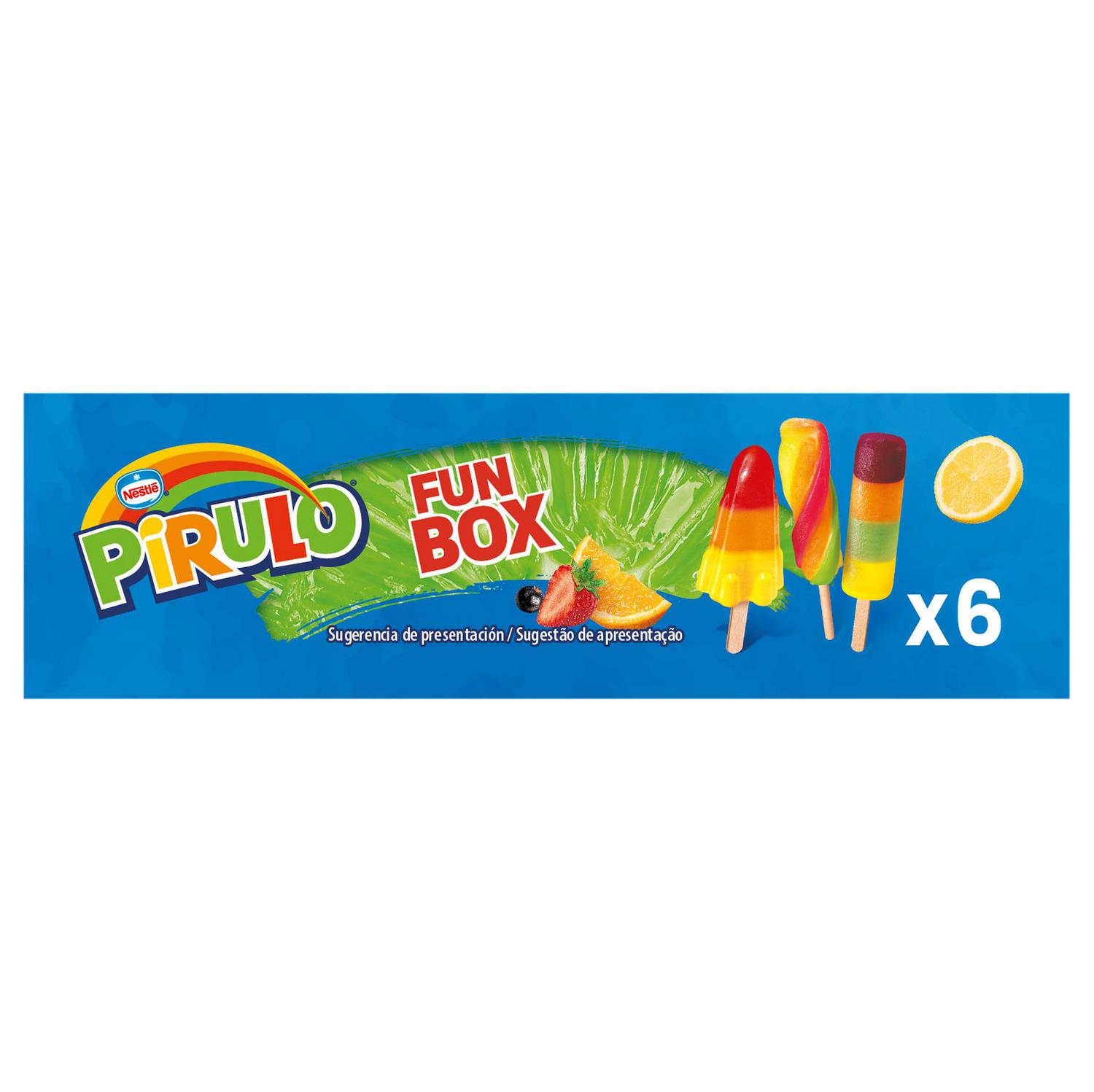 Helado fun box Pirulo 6 ud.