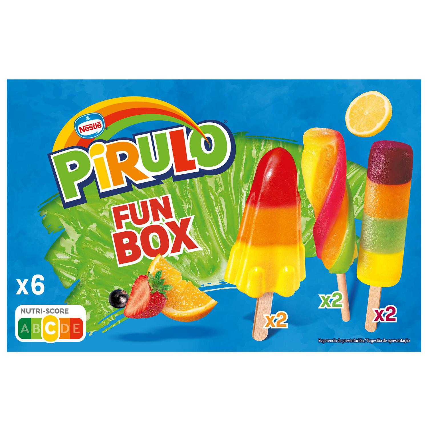 Helado fun box Pirulo 6 ud.