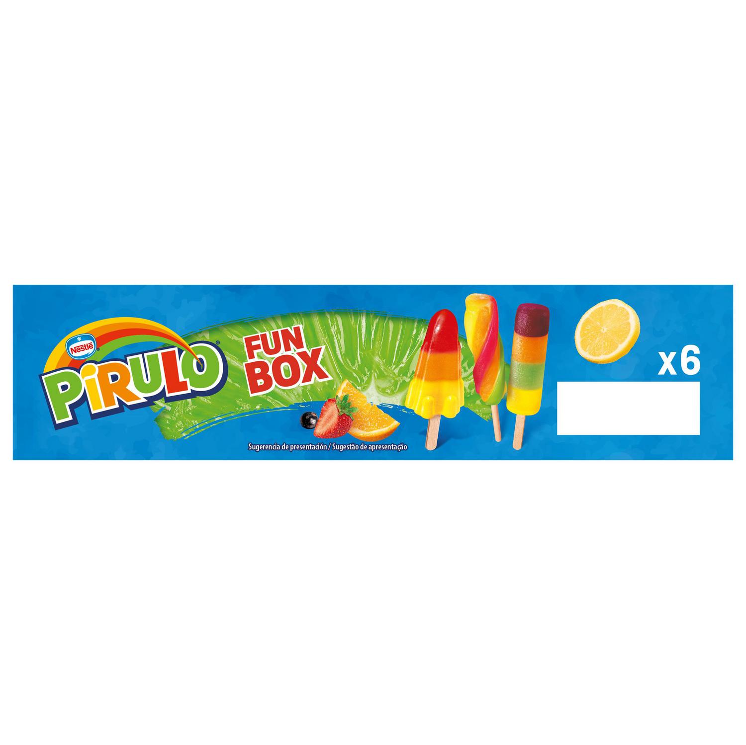 Helado fun box Pirulo 6 ud.