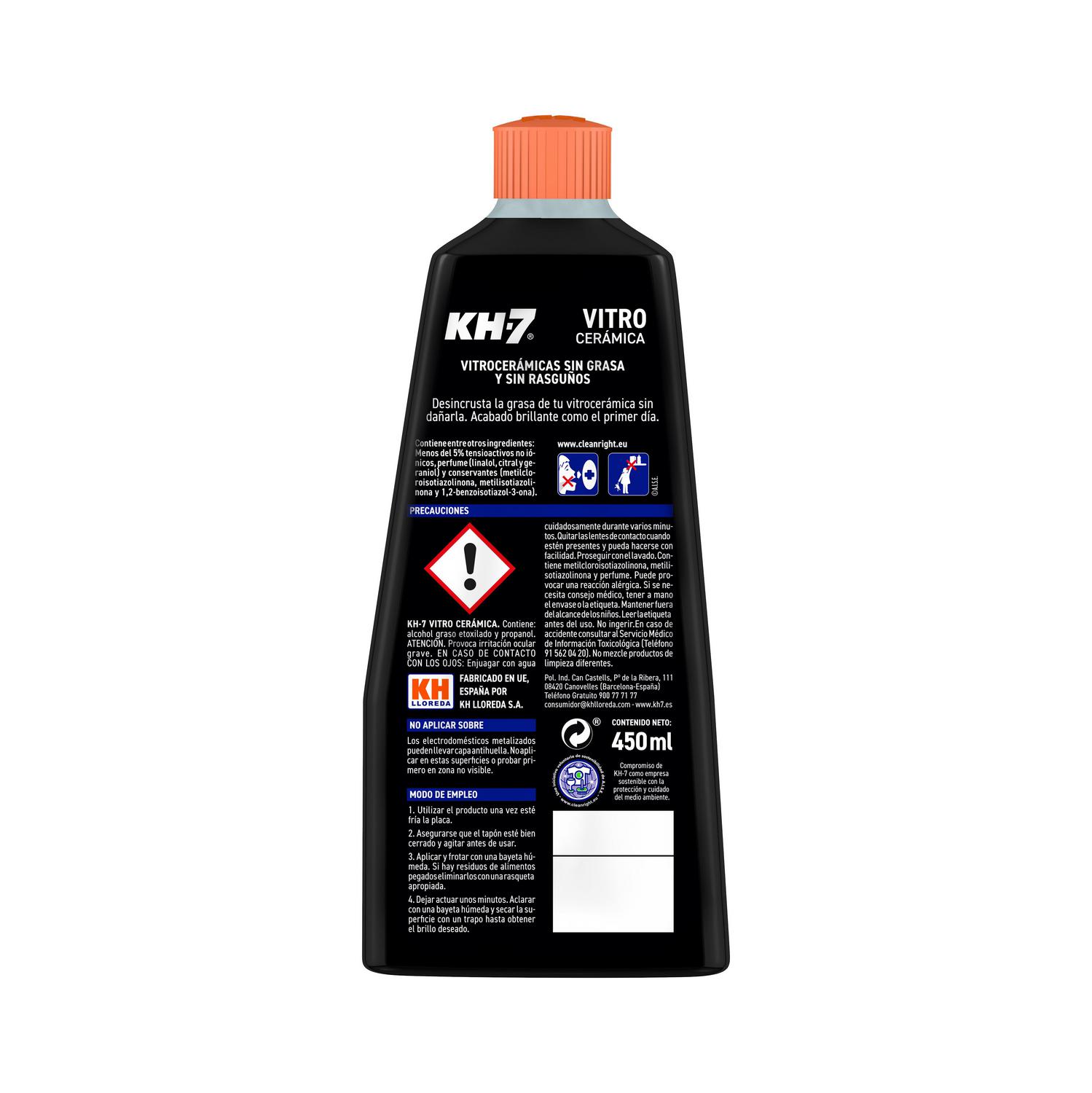 Limpiador de vitrocerámica 450 ml.