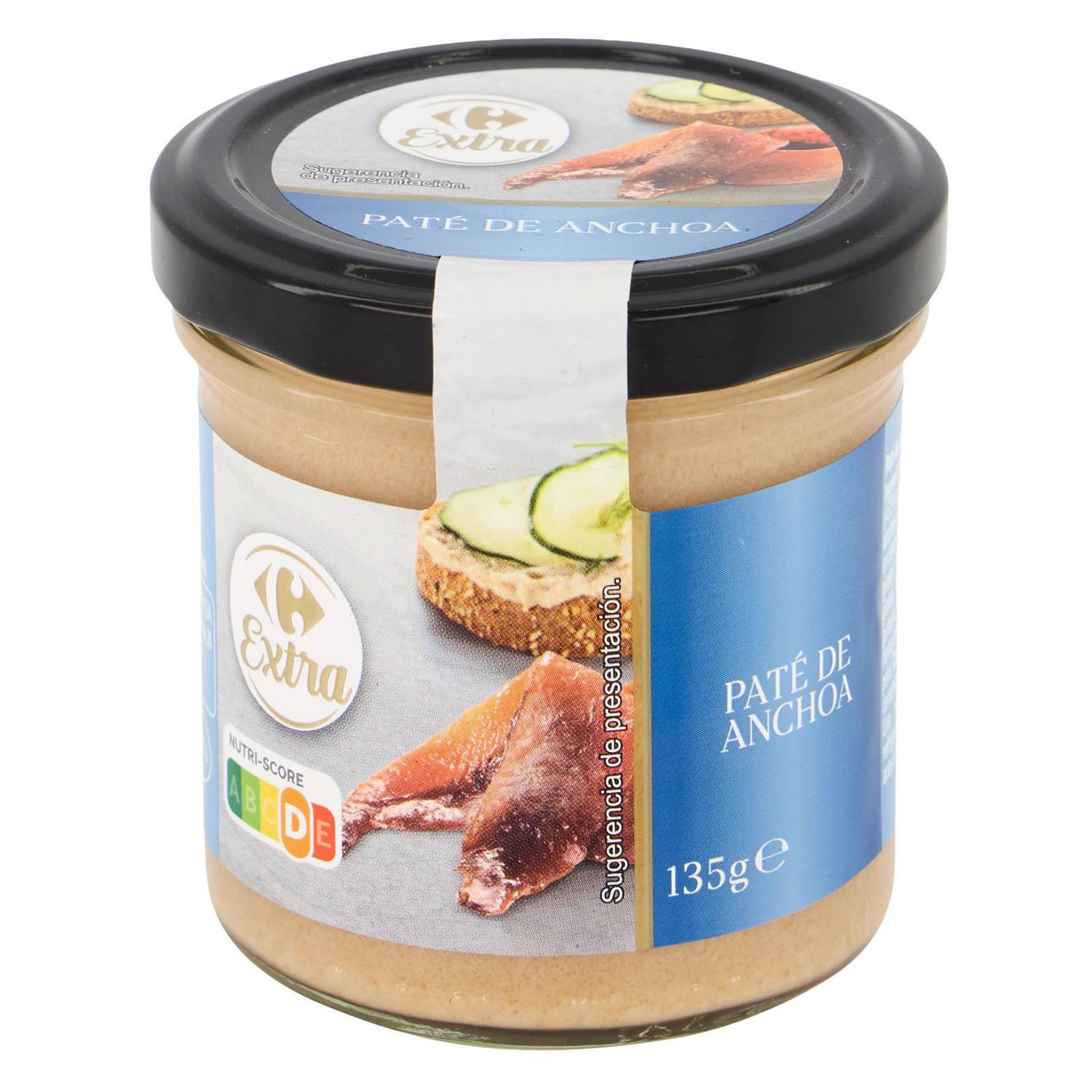 Paté de anchoa Extra Carrefour 135 g.