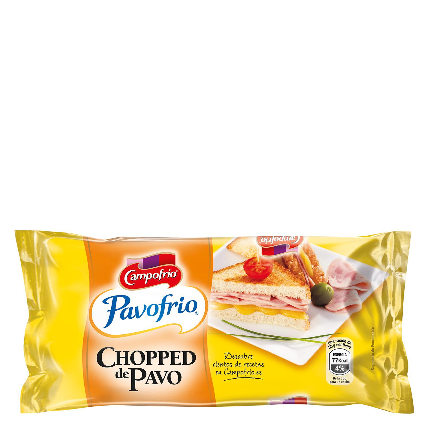 Chopped de pavo Mini Campofrío Pavofrío 380 g.