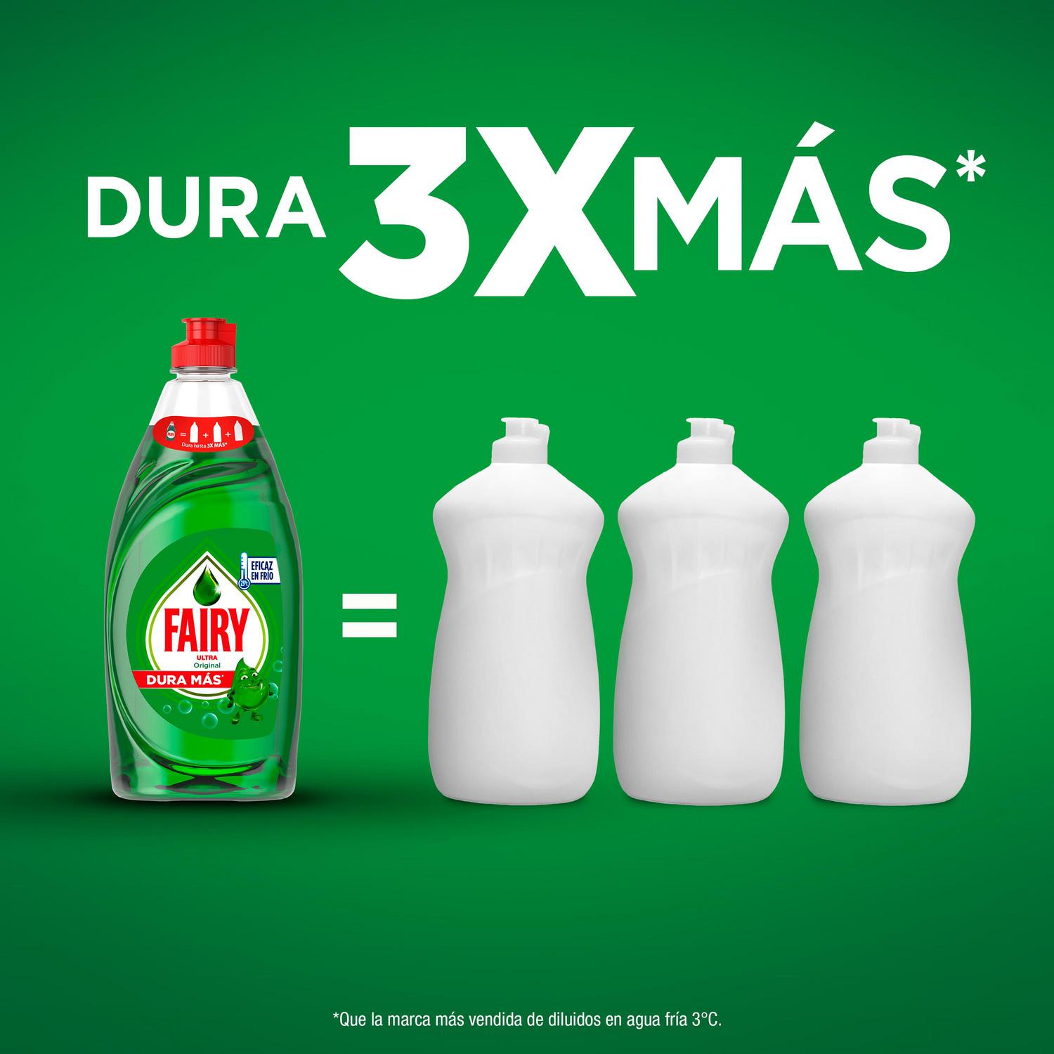 Lavavajillas a mano ultra original Fairy 1450 ml.