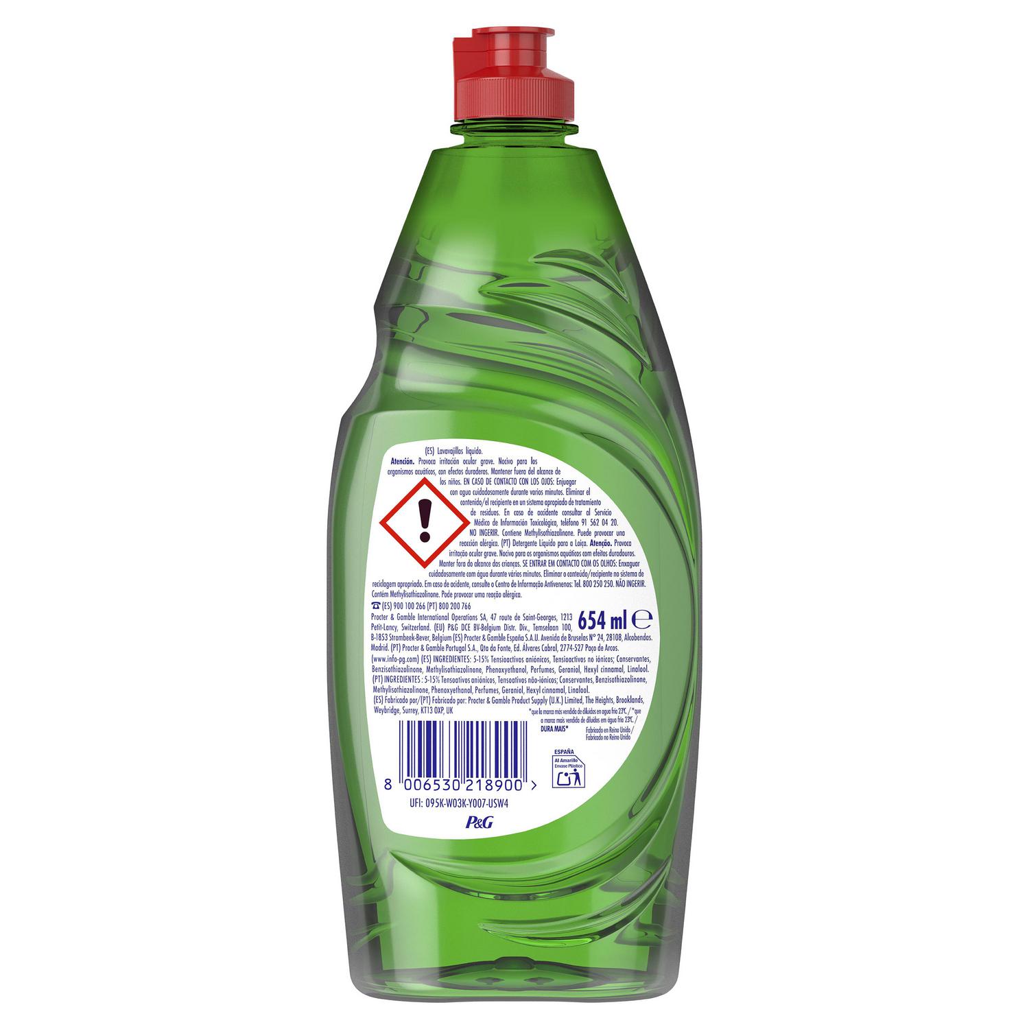 Lavavajillas a mano Ultra Original Fairy 654 ml.