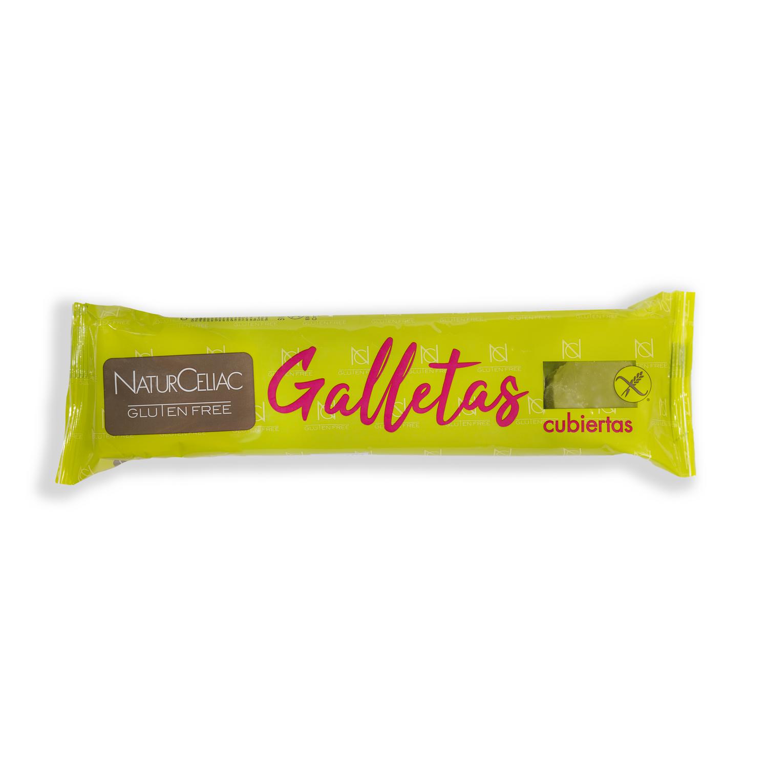 Galletas cubiertas de crema de pistacho Naturceliac sin gluten 168 g.