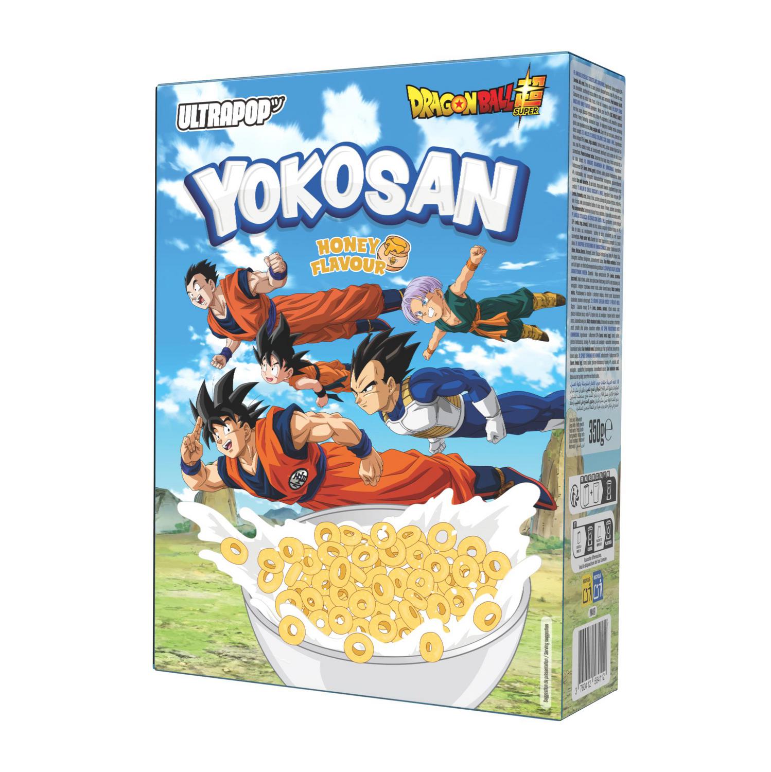 Anillos de cereales con miel Yokosan Dragon Ball 350 g.