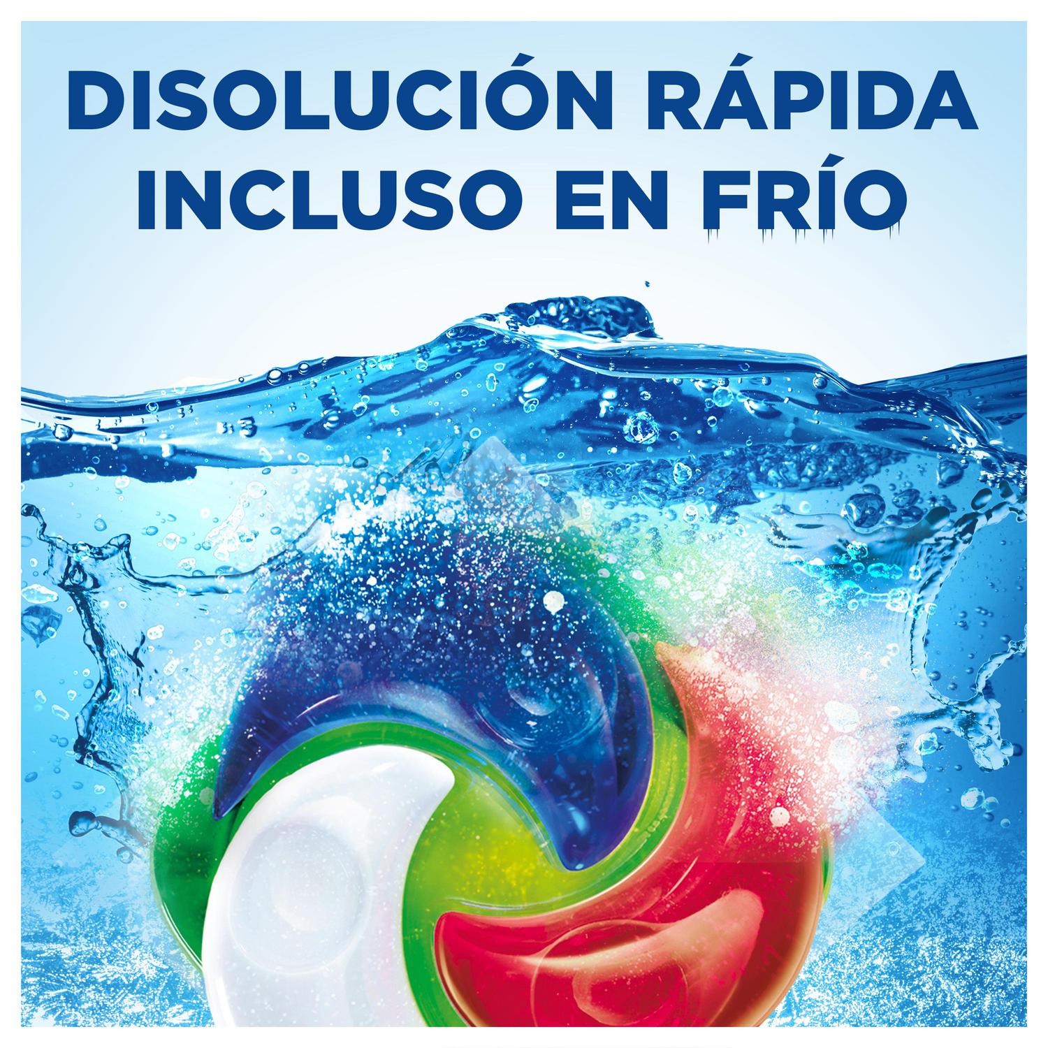 Detergente en cápsulas Poderoso Ariel 29 lavados.