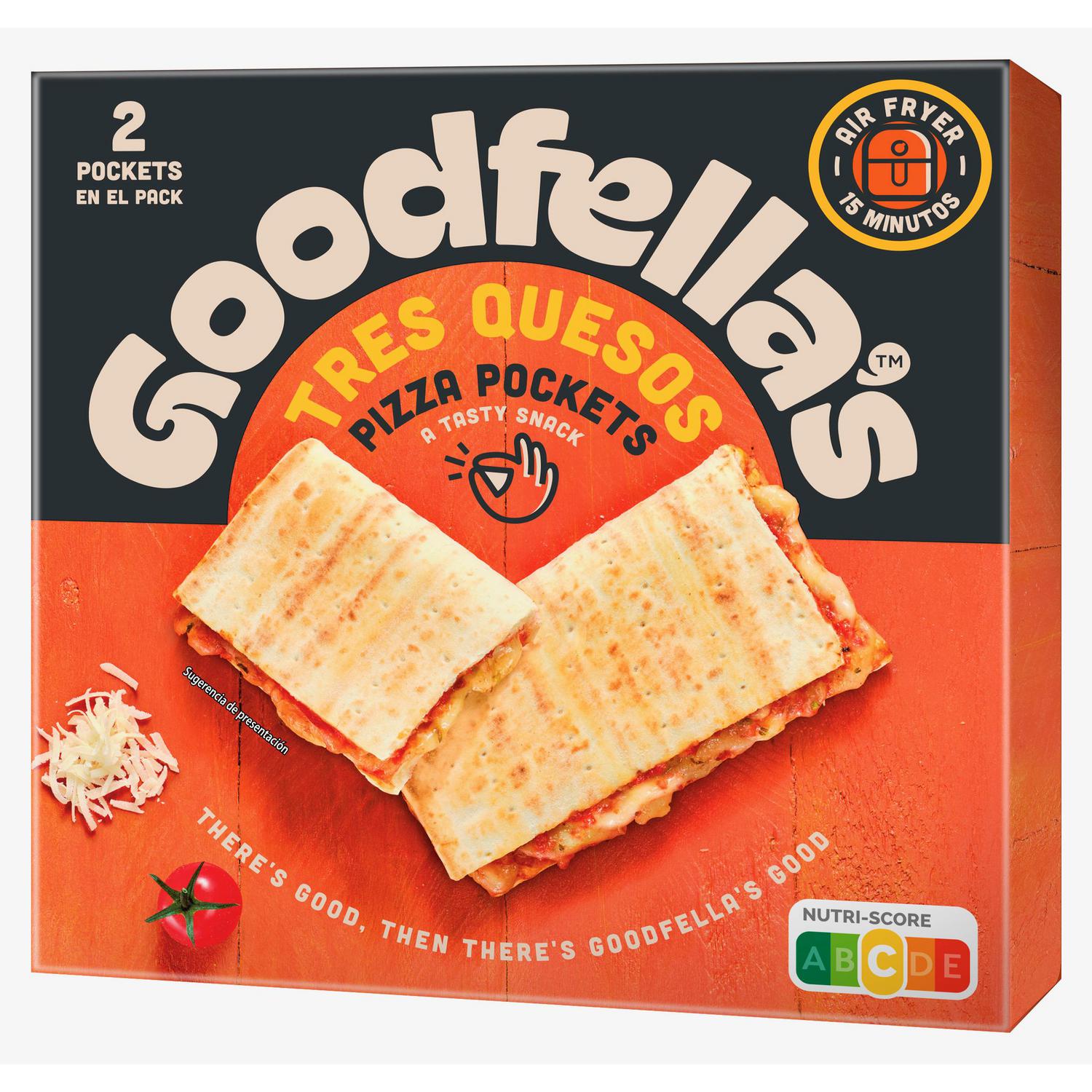 Pizza tres quesos Goodfella's 250 g.