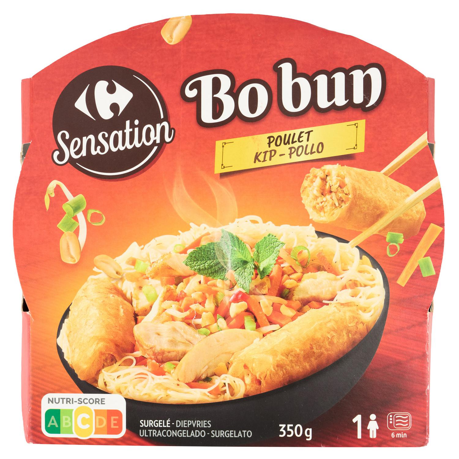 Bo Bun pollo Carrefour Sensation 350 g.