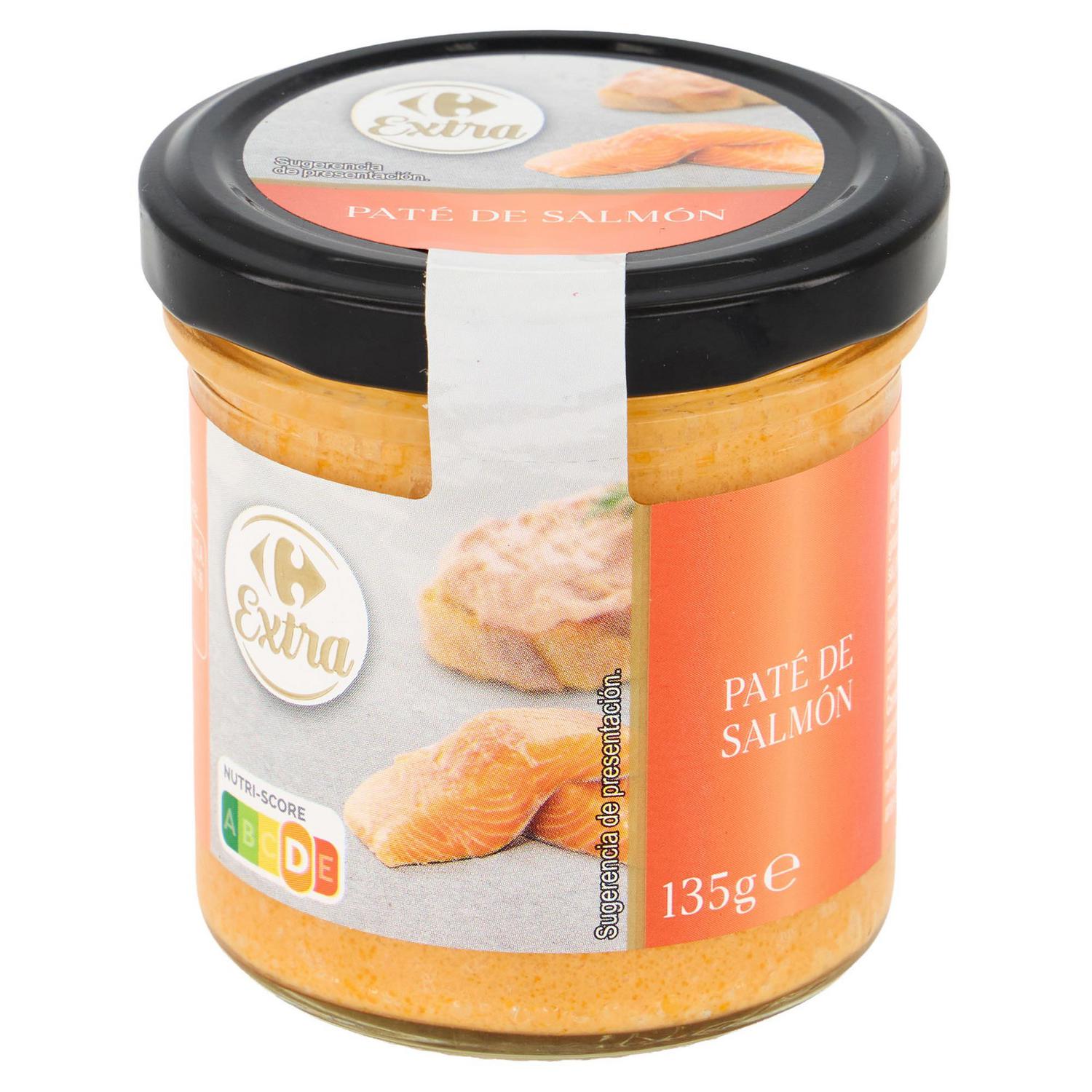 Paté de salmón Extra Carrefour 135 g.