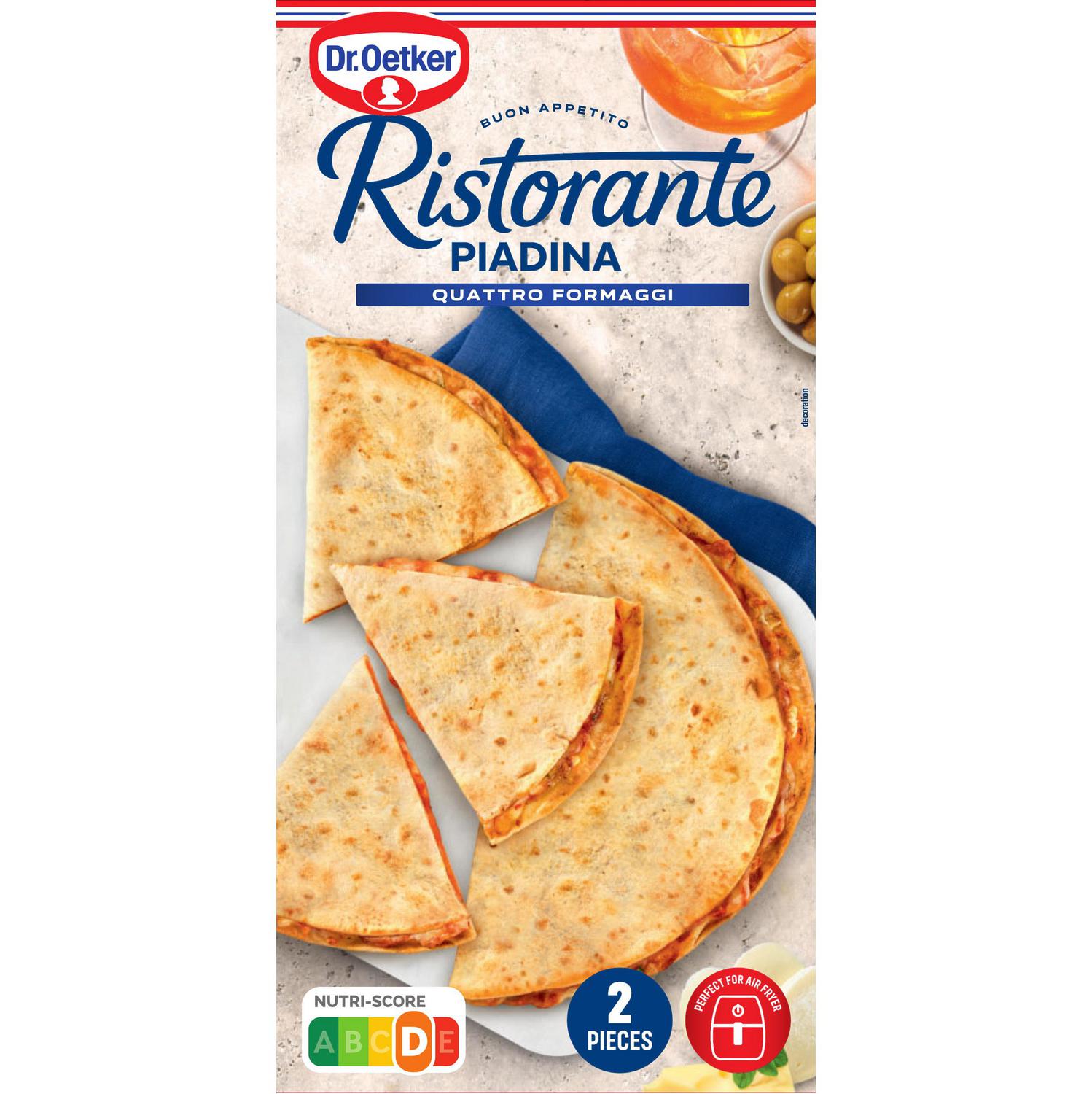 Piadina quattro formaggi Ristorante Piadina Dr.Oetker 280 g.