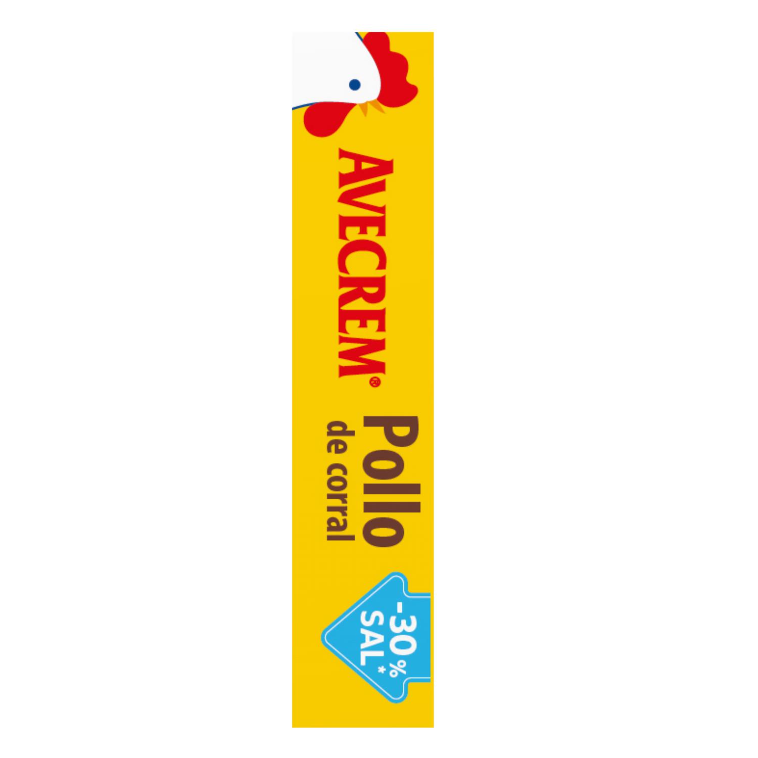 Caldo de pollo - 30% sal Avecrem Gallina Blanca sin gluten 10 pastillas