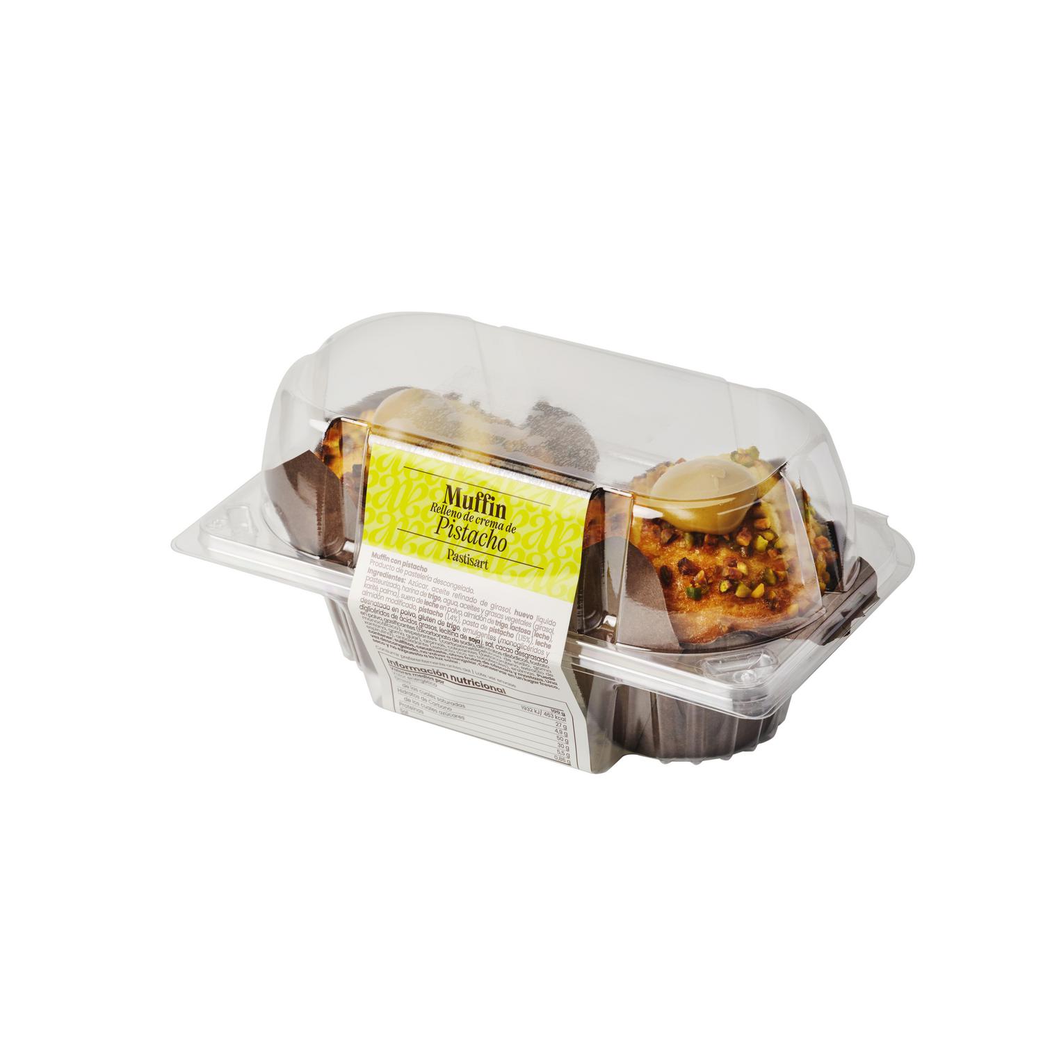Muffin con pistacho Pastisart 240 g.
