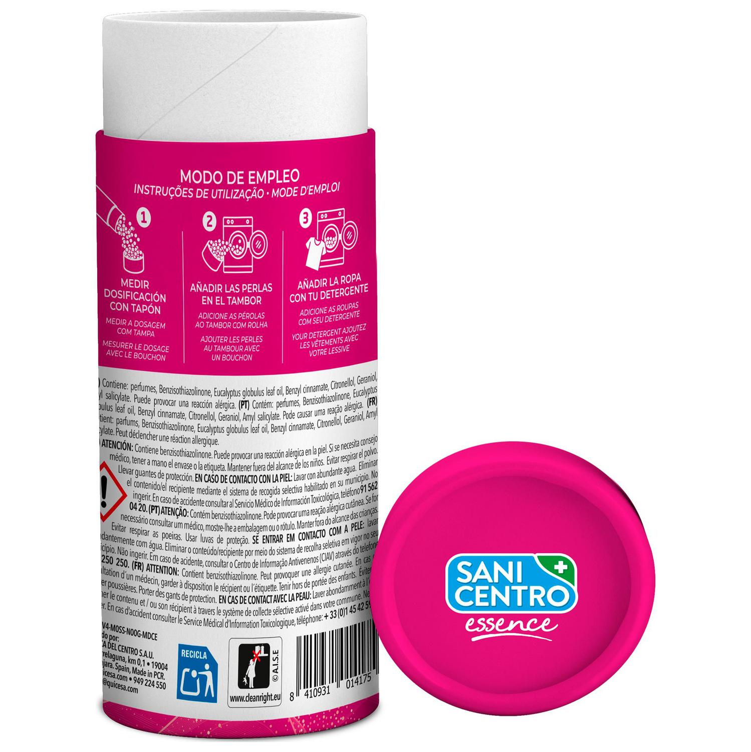 Perfume para la ropa en perlas concentrado orquídea salvaje Sanicentro 200 g.