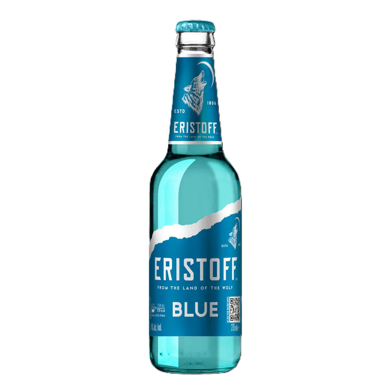 Eristoff blue botella 27,5 cl.