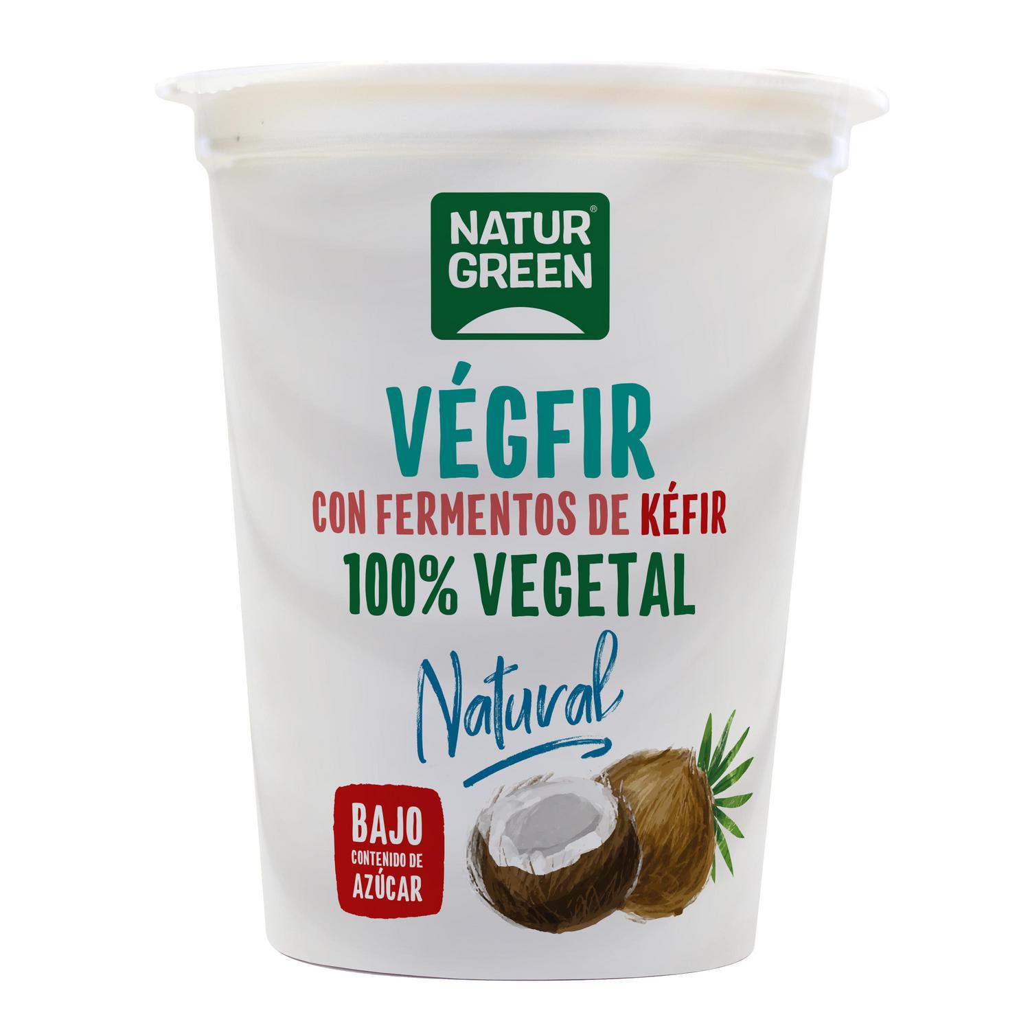 Végfir natural sabor coco Naturgreen 370 g.