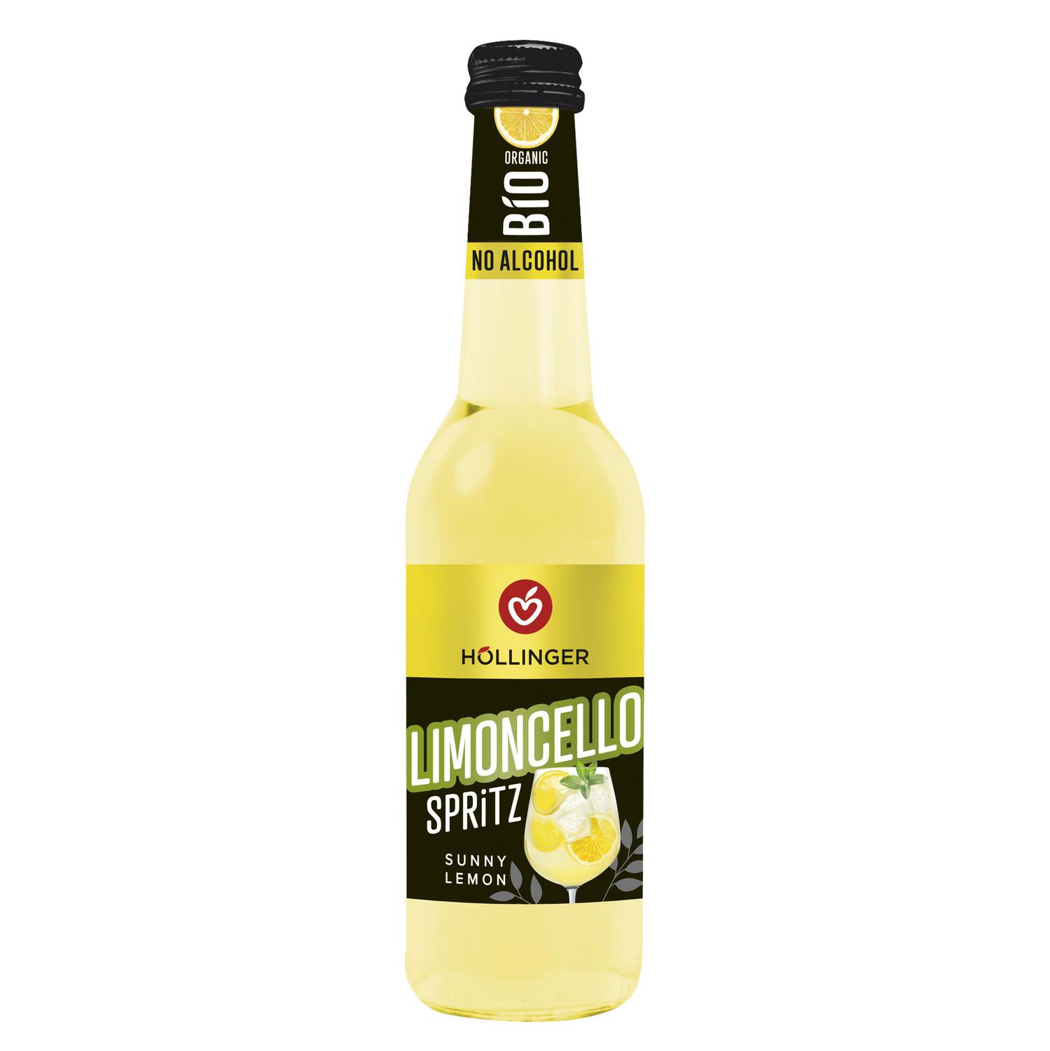 Limonchello spritz hollinger ecológico sin alcohol botella 33 cl.