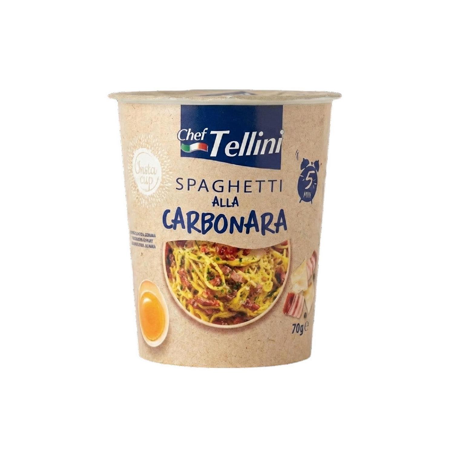 Pasta spaguetti alla carbonara Chef Tellini 70 g.