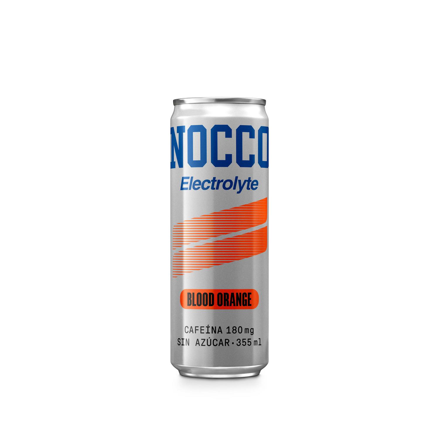 Nocco Electrolyte Bebida Energetica blood orange lata 355 ml.