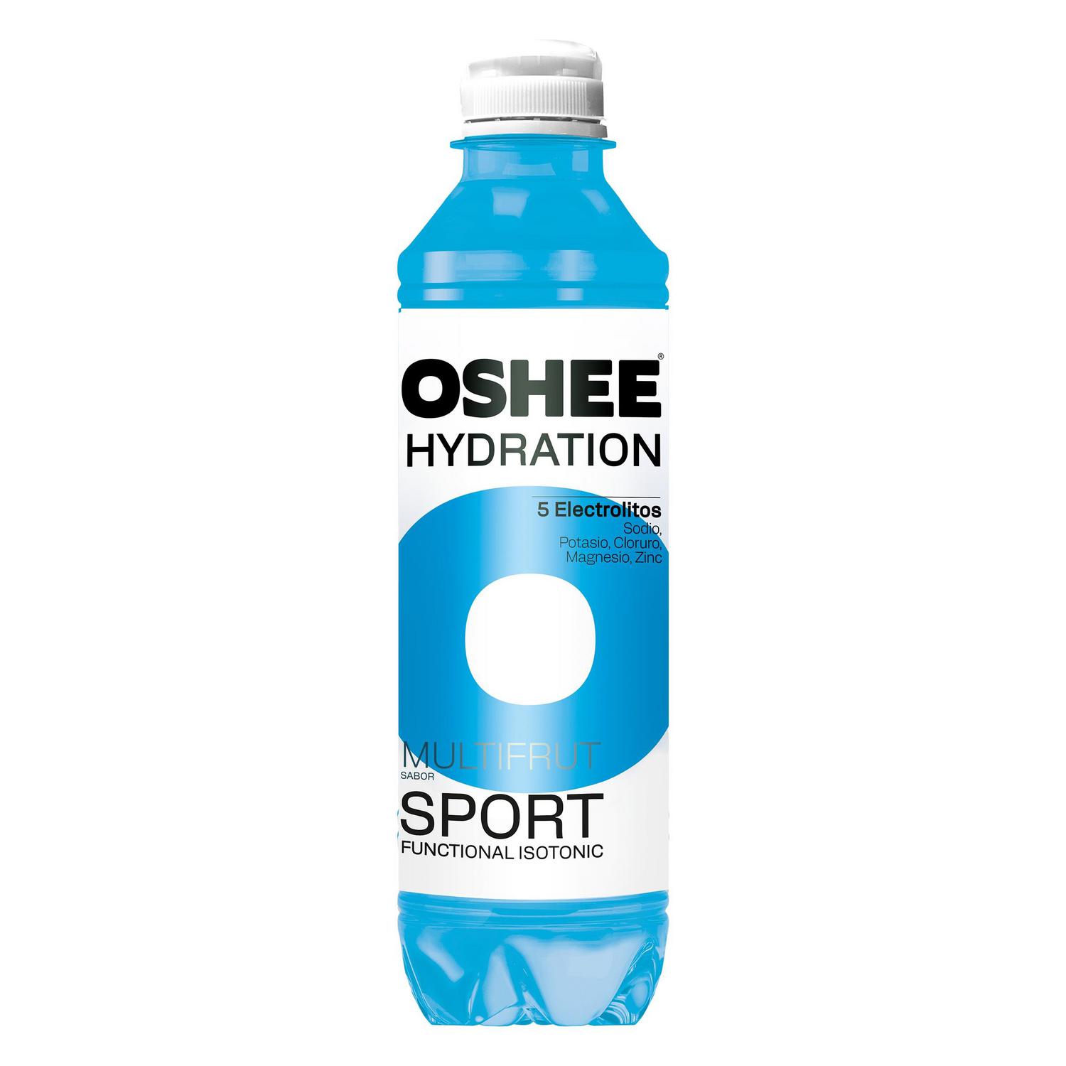 Oshee Hydration sport sabor multifrut botella 555 ml.