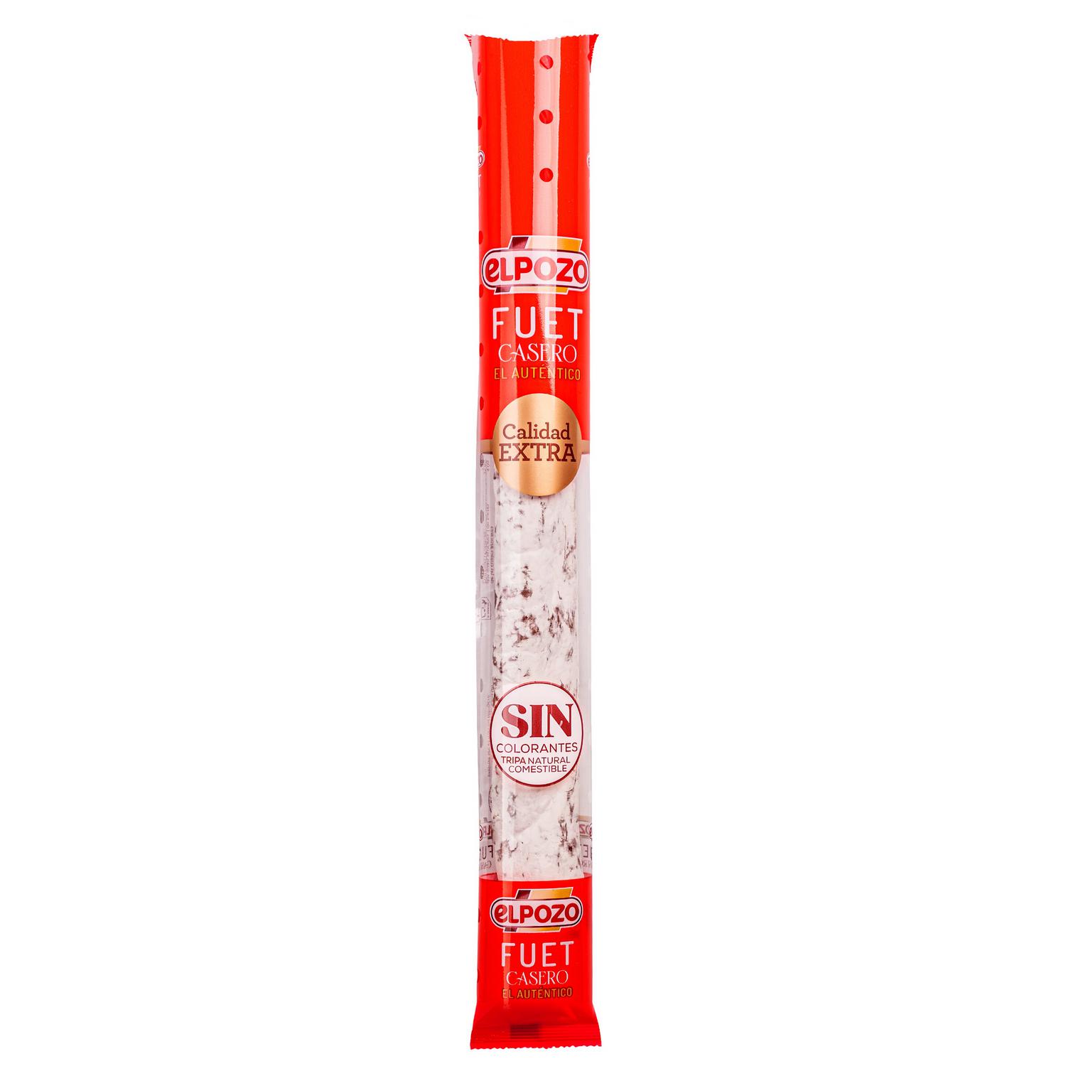 Fuet casero pieza ElPozo sin gluten 150 g