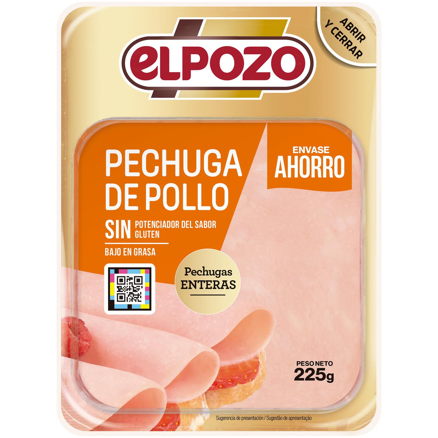 Pechuga de pollo en lonchas ElPozo sin gluten 225 g